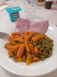 Jambon avec légumes
