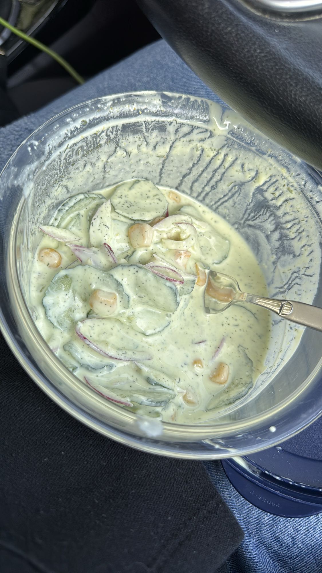 Salade crémeuse concombre