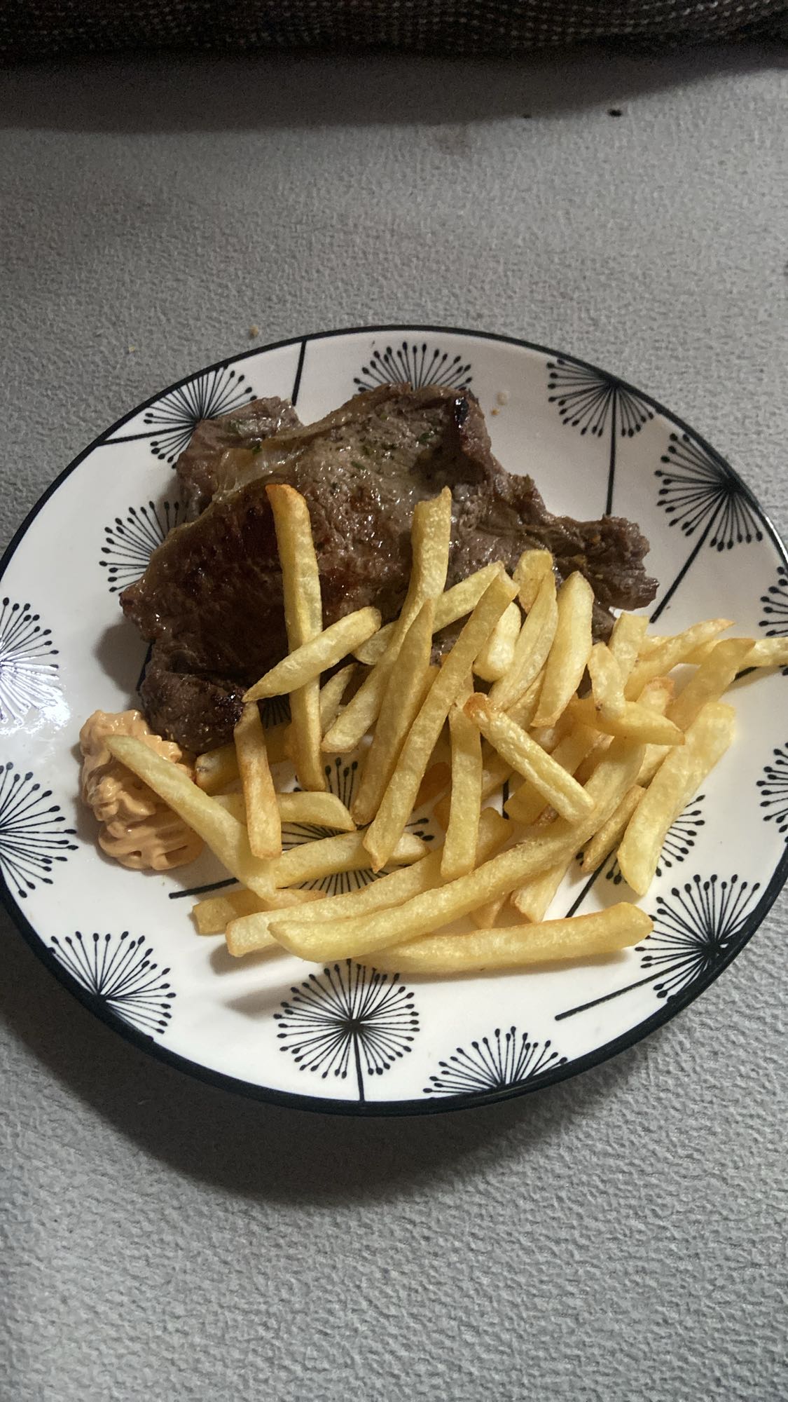 Steak avec frites