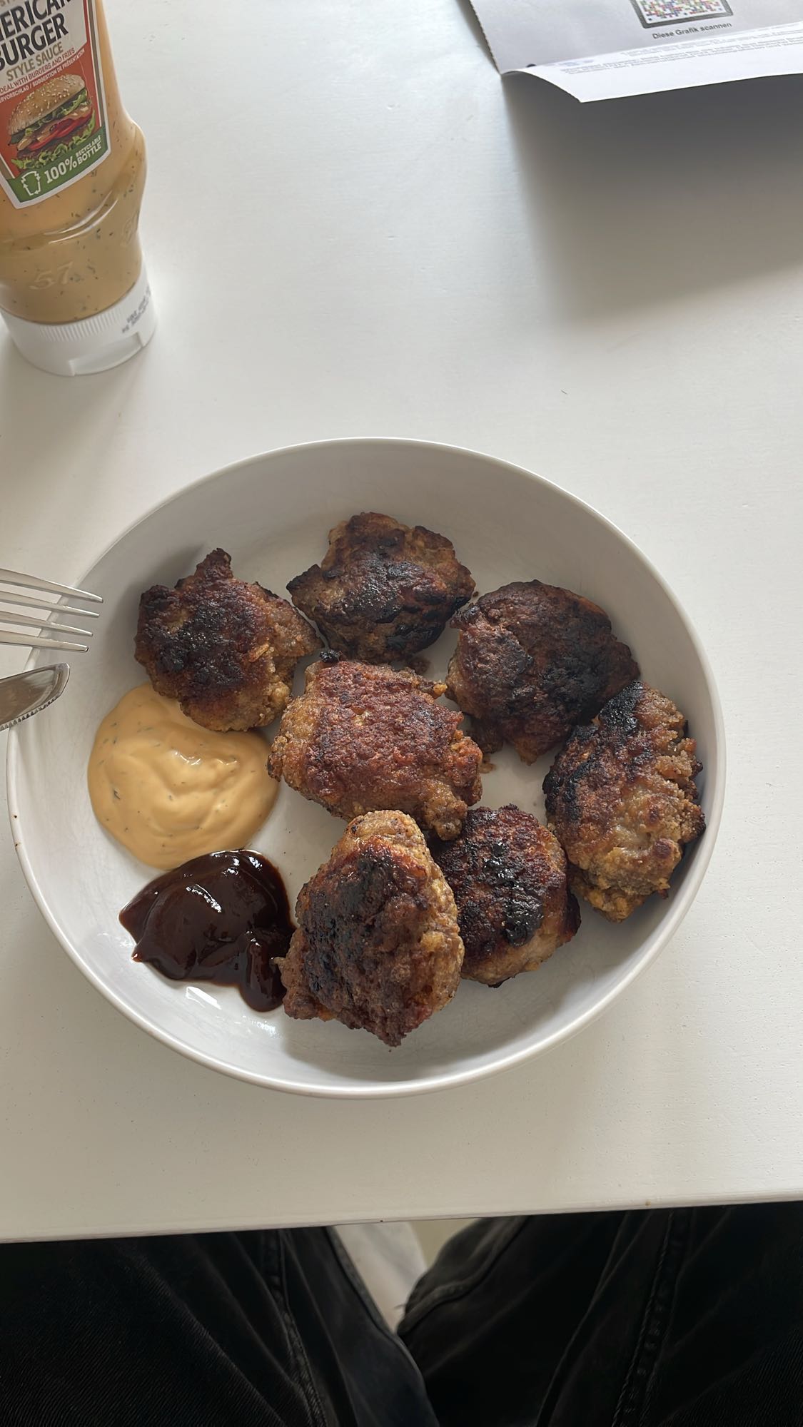 Frikadellen mit Soße