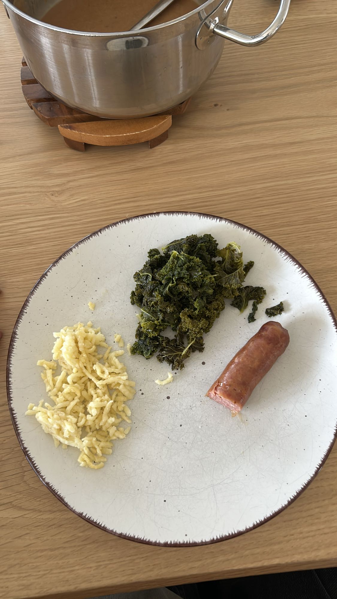 Grünkohl mit Wurst