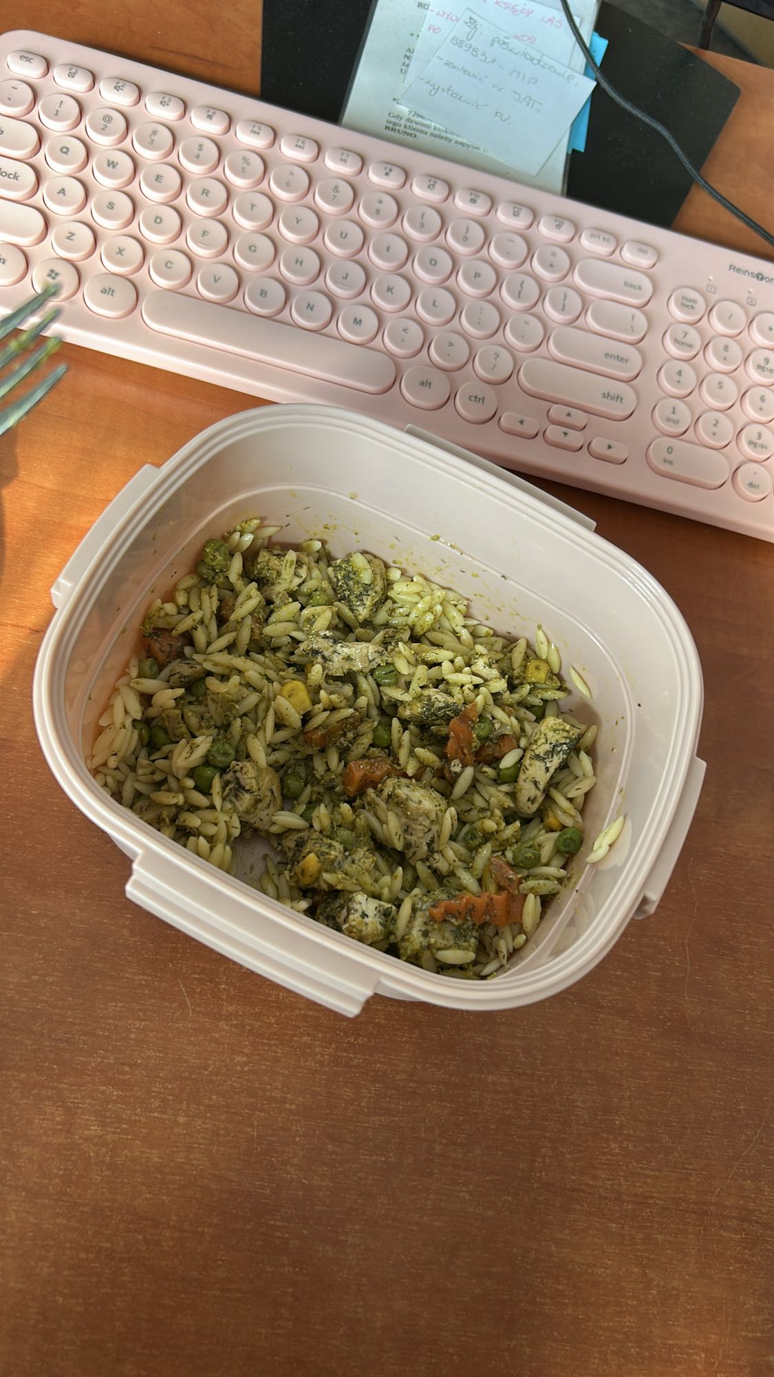 Makaron z kurczakiem