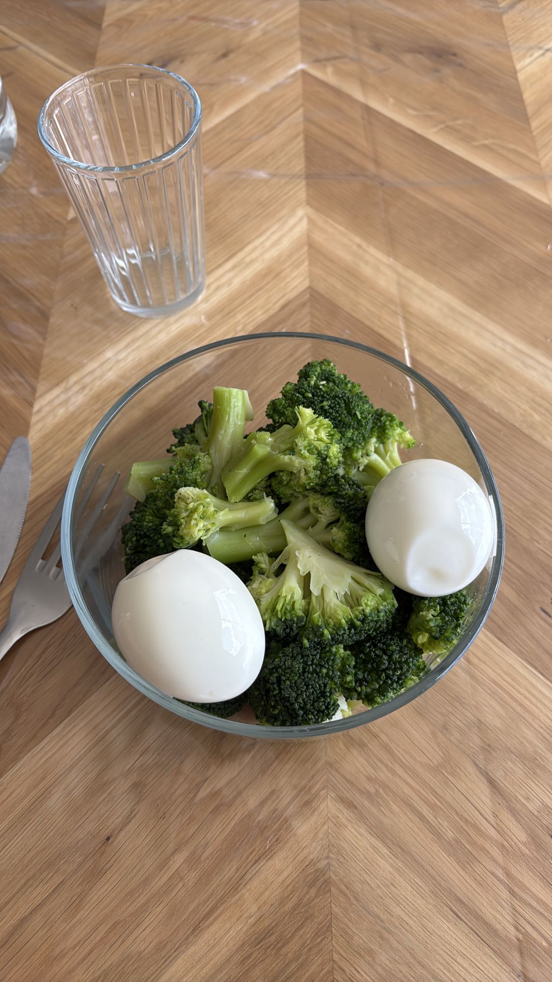 Brocoli et œufs durs