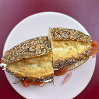 Bocadillo de salmón