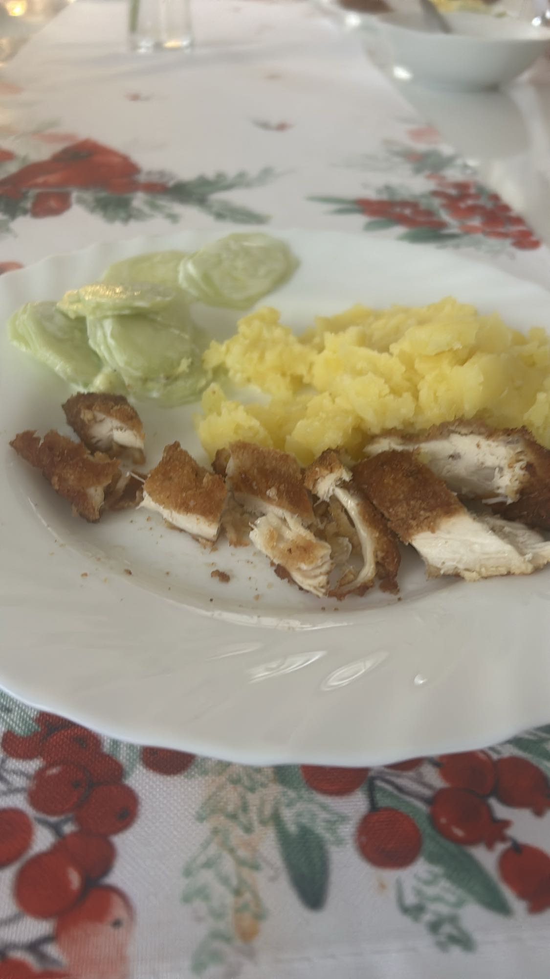 Kotlet z ziemniakami