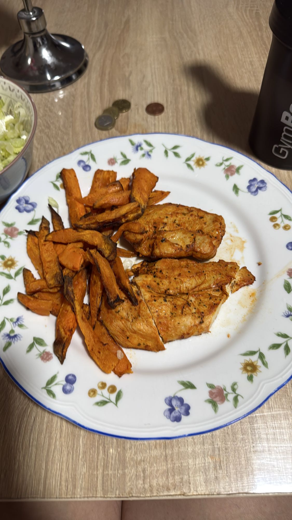 Hähnchen mit Süßkartoffeln