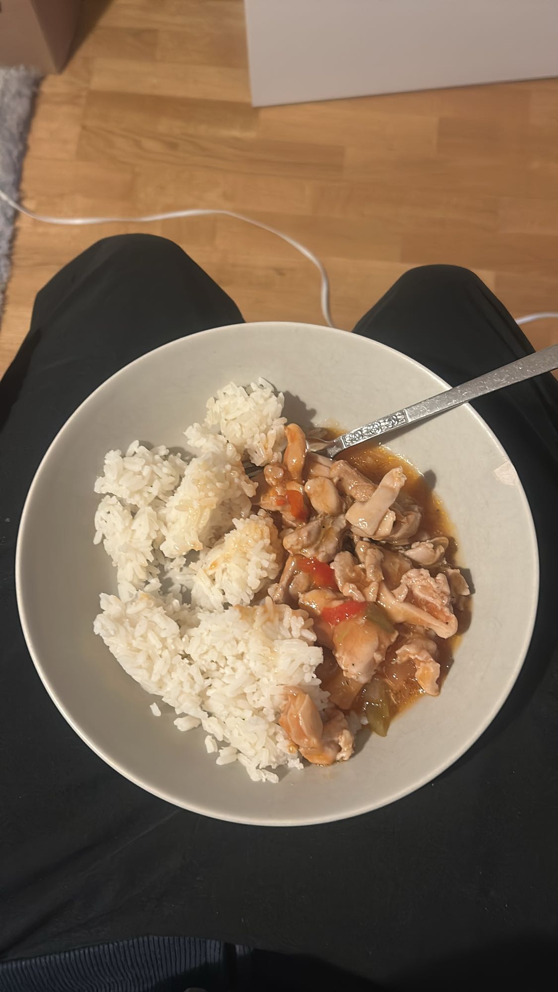 Kycklinggryta med ris