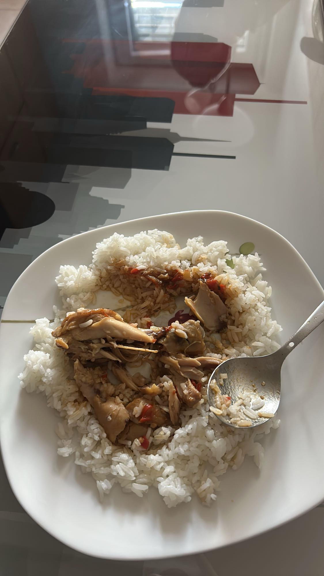 Poulet avec riz