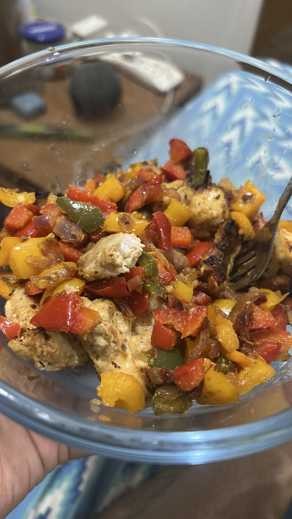 Grilled Chicken with Peppers