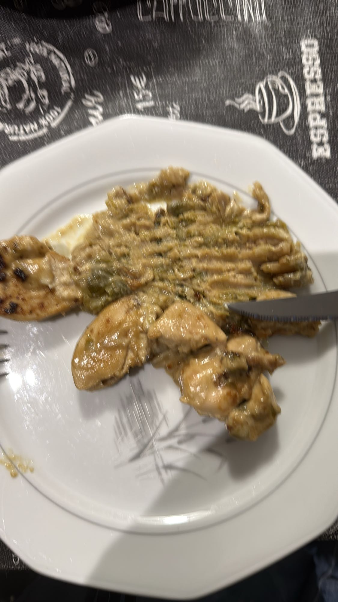 Poulet sauce crémeuse