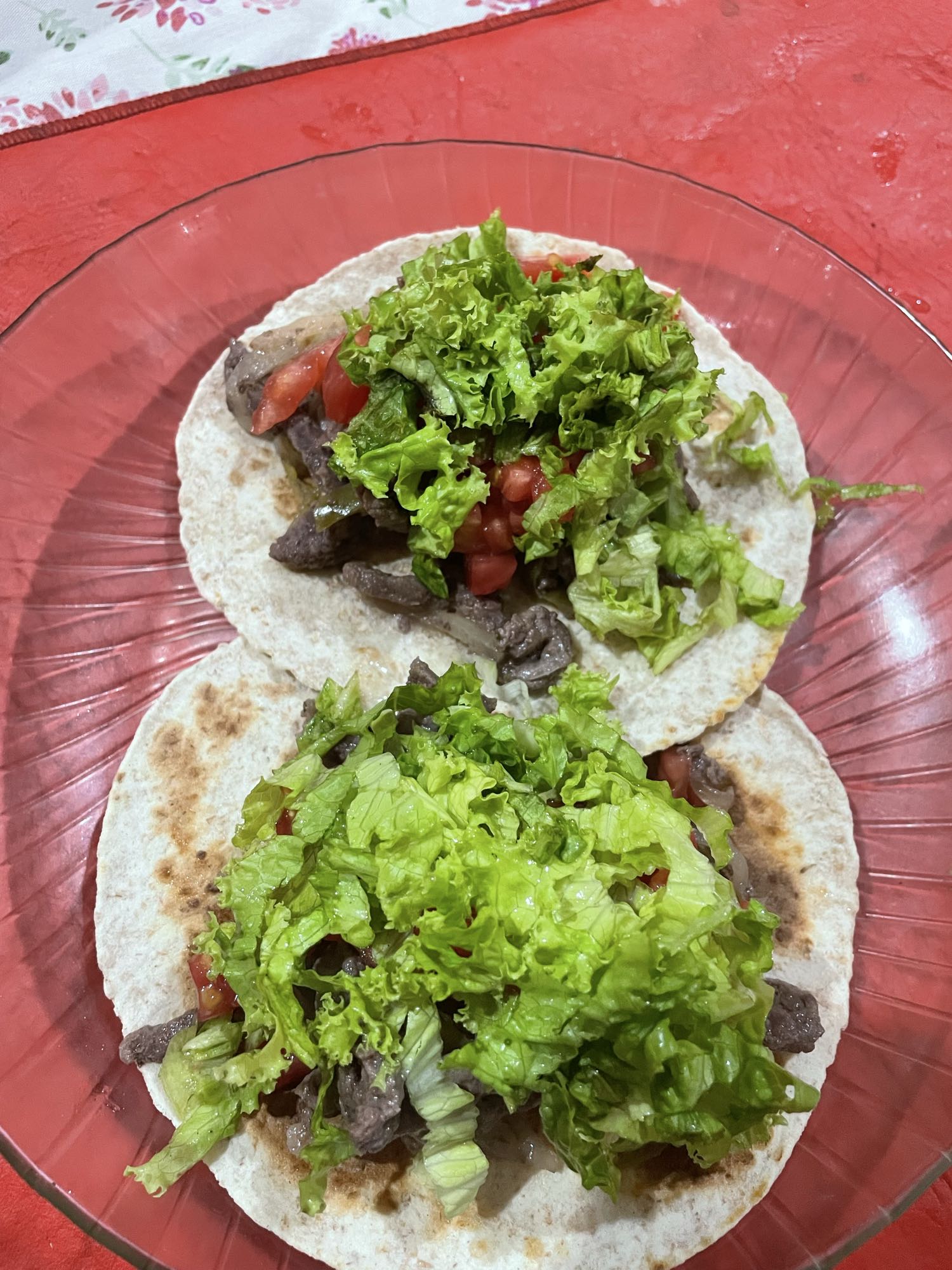 Tacos de carne asada