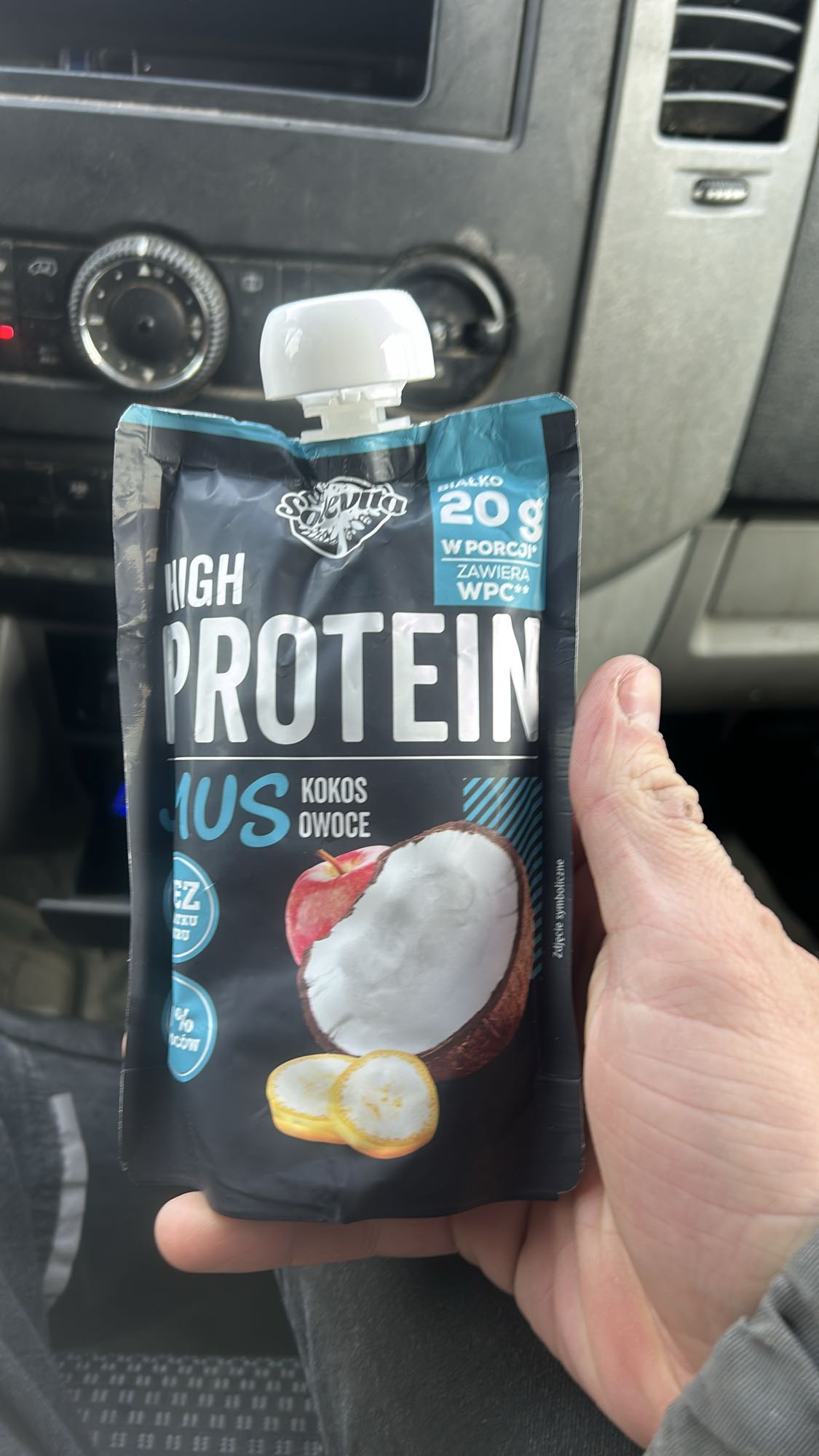 Мус кокос фрукти