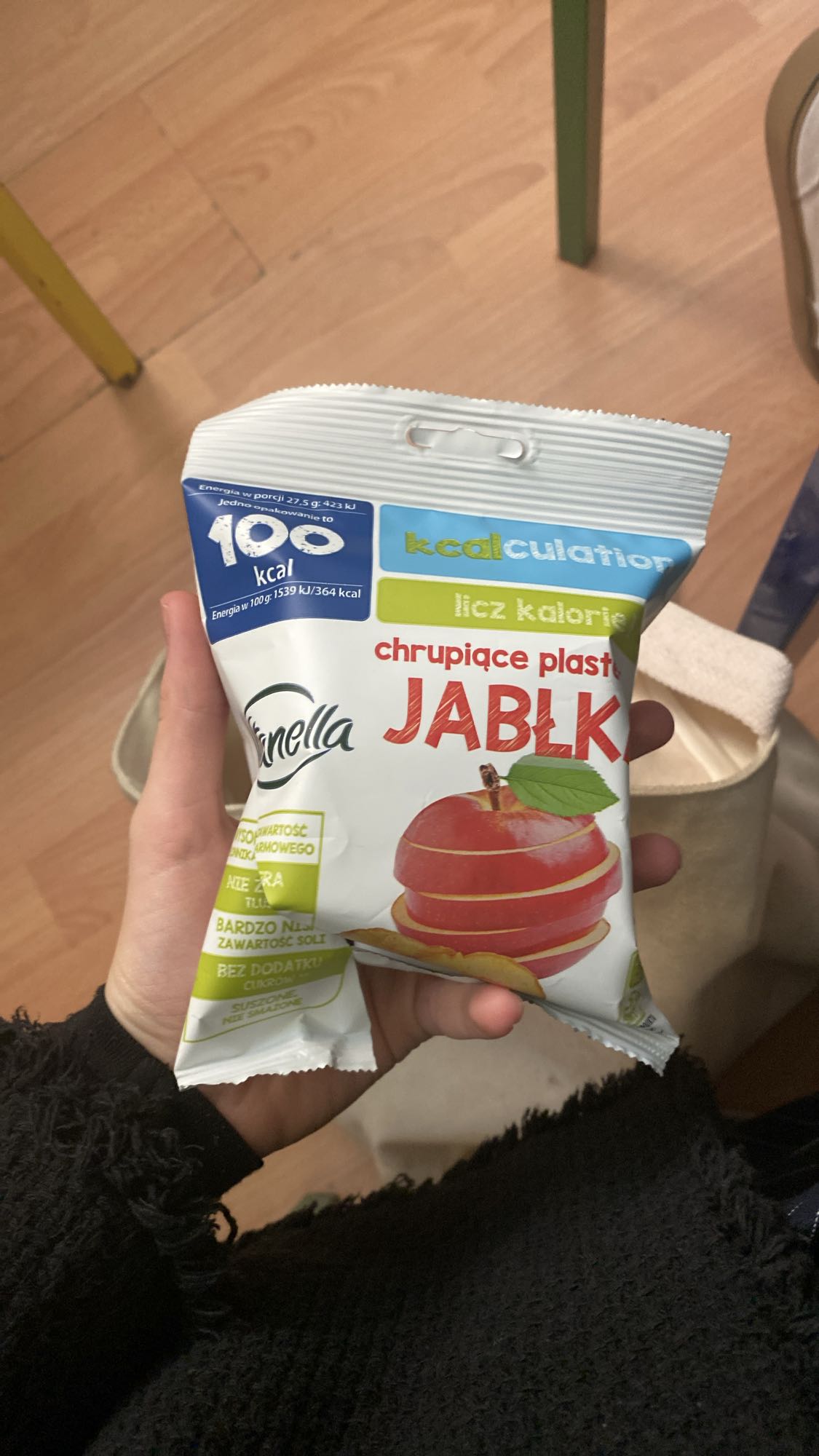 Chrupiące plastry jabłkowe