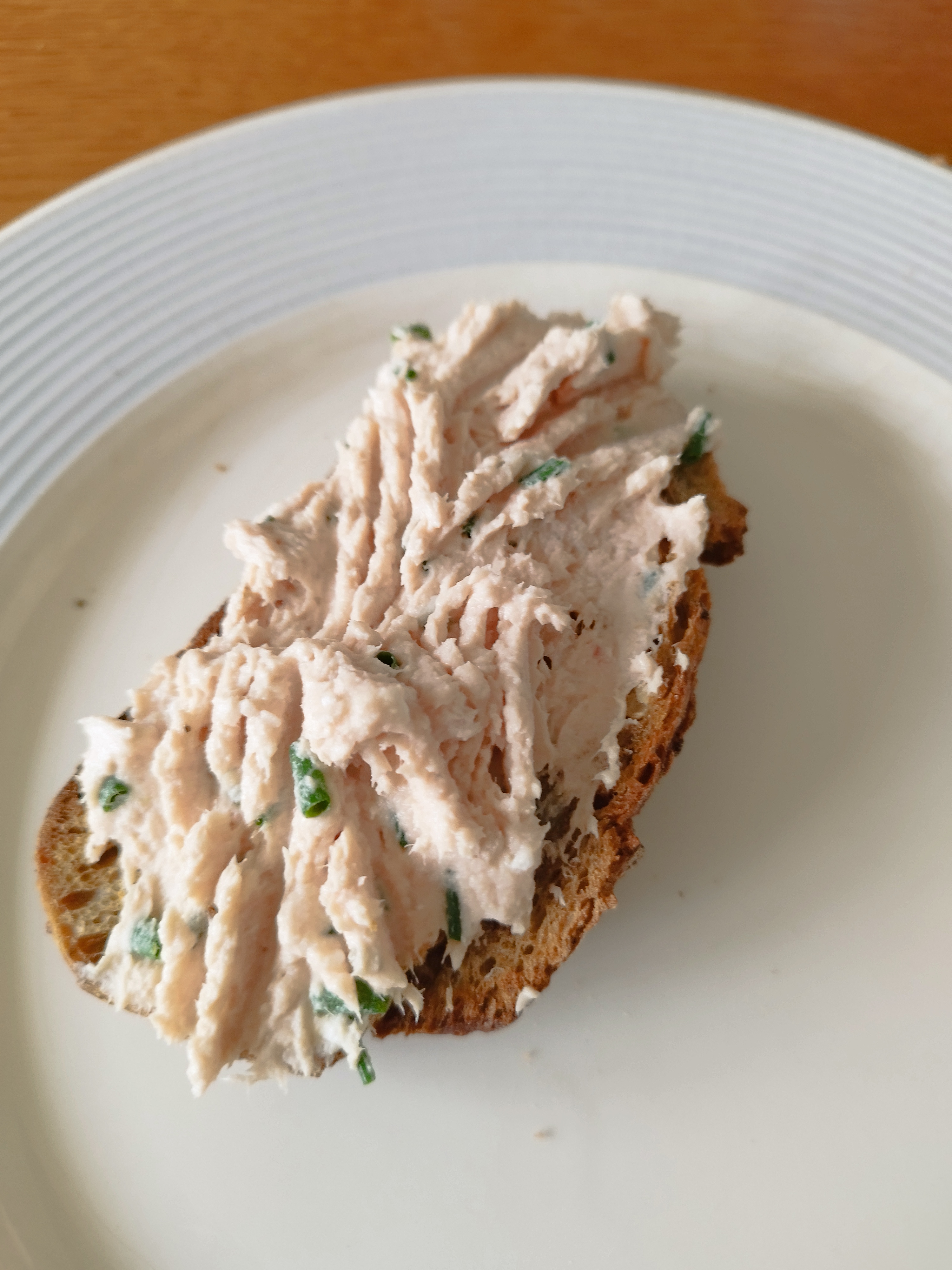 Tartine au saumon