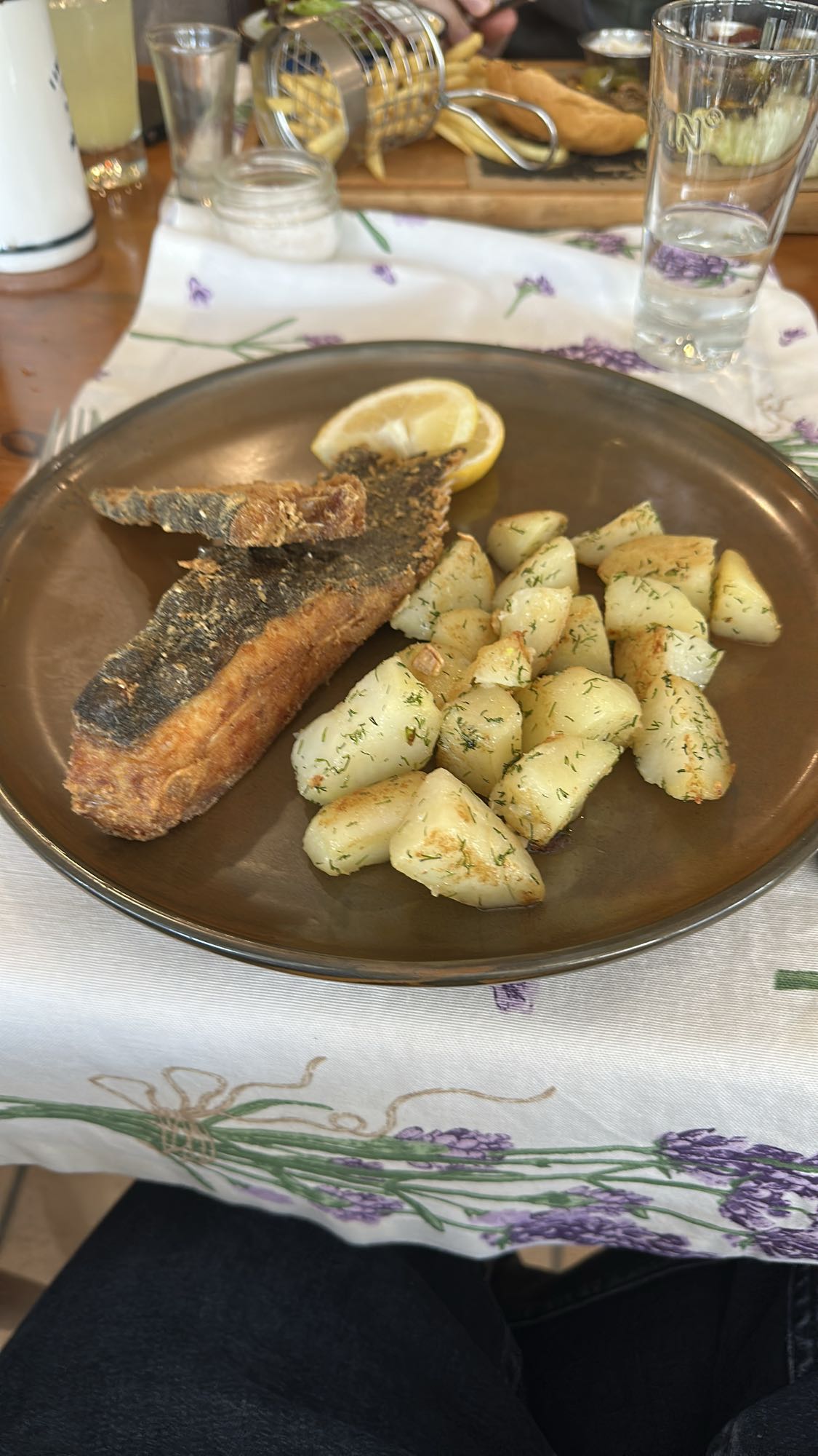 Fried Fish with Potatoes