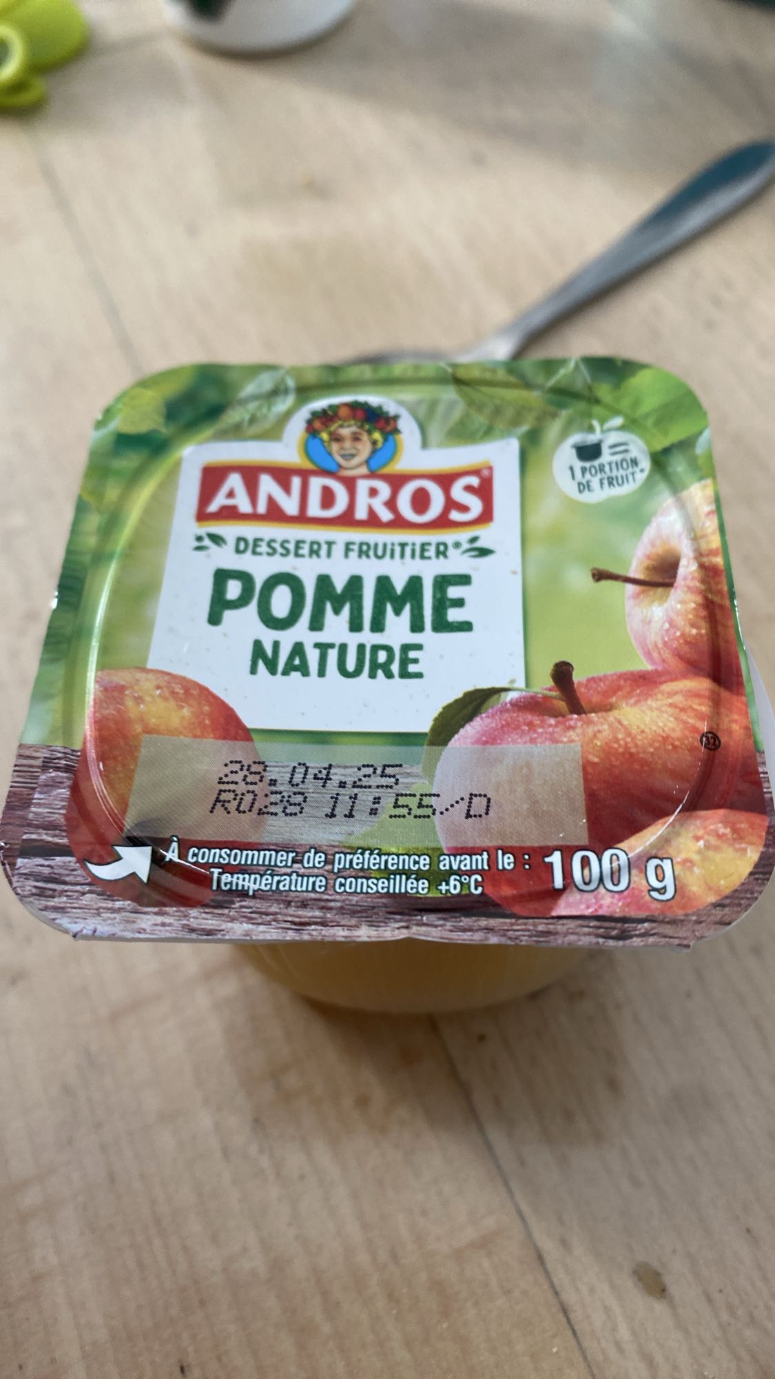 Dessert fruitier pomme