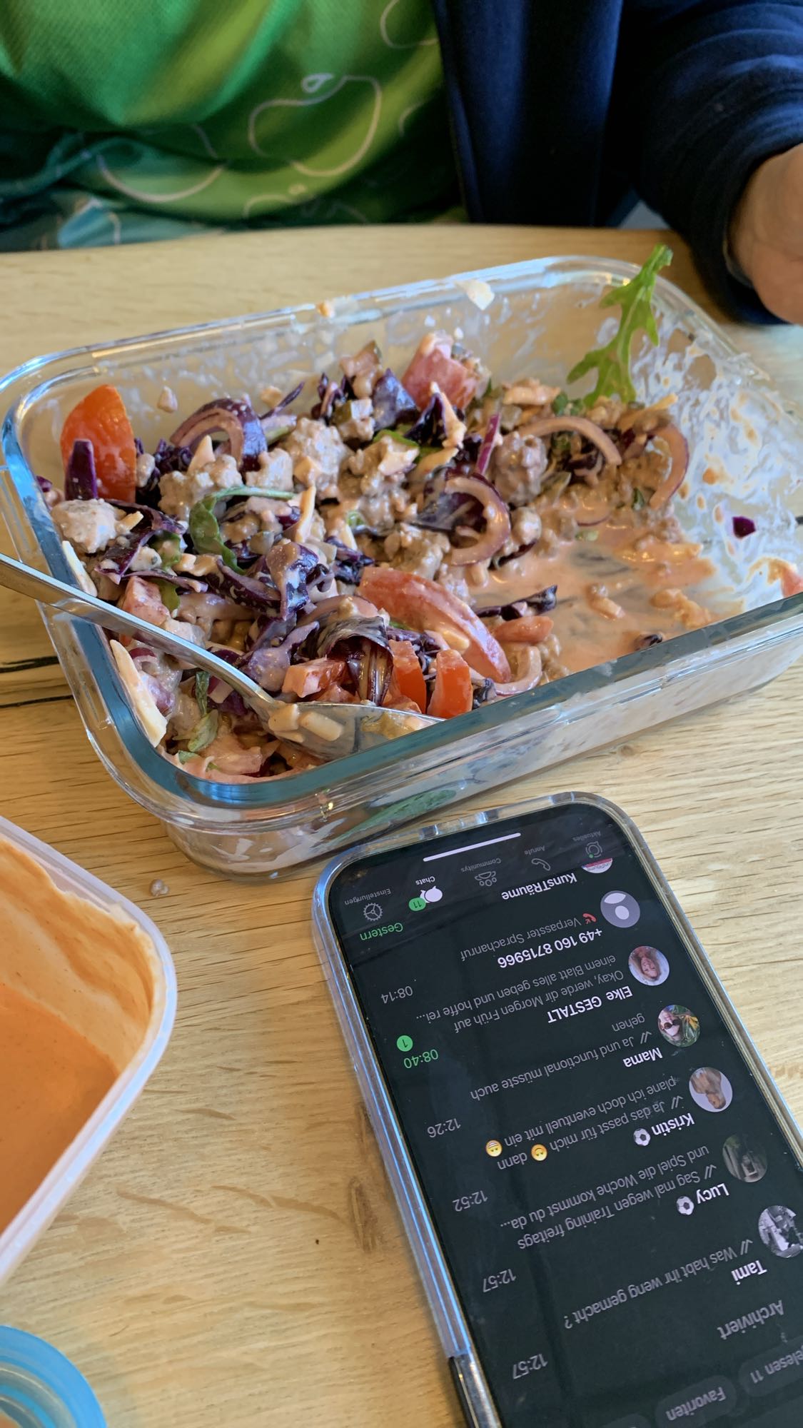 Gemischter Salat mit Tofu