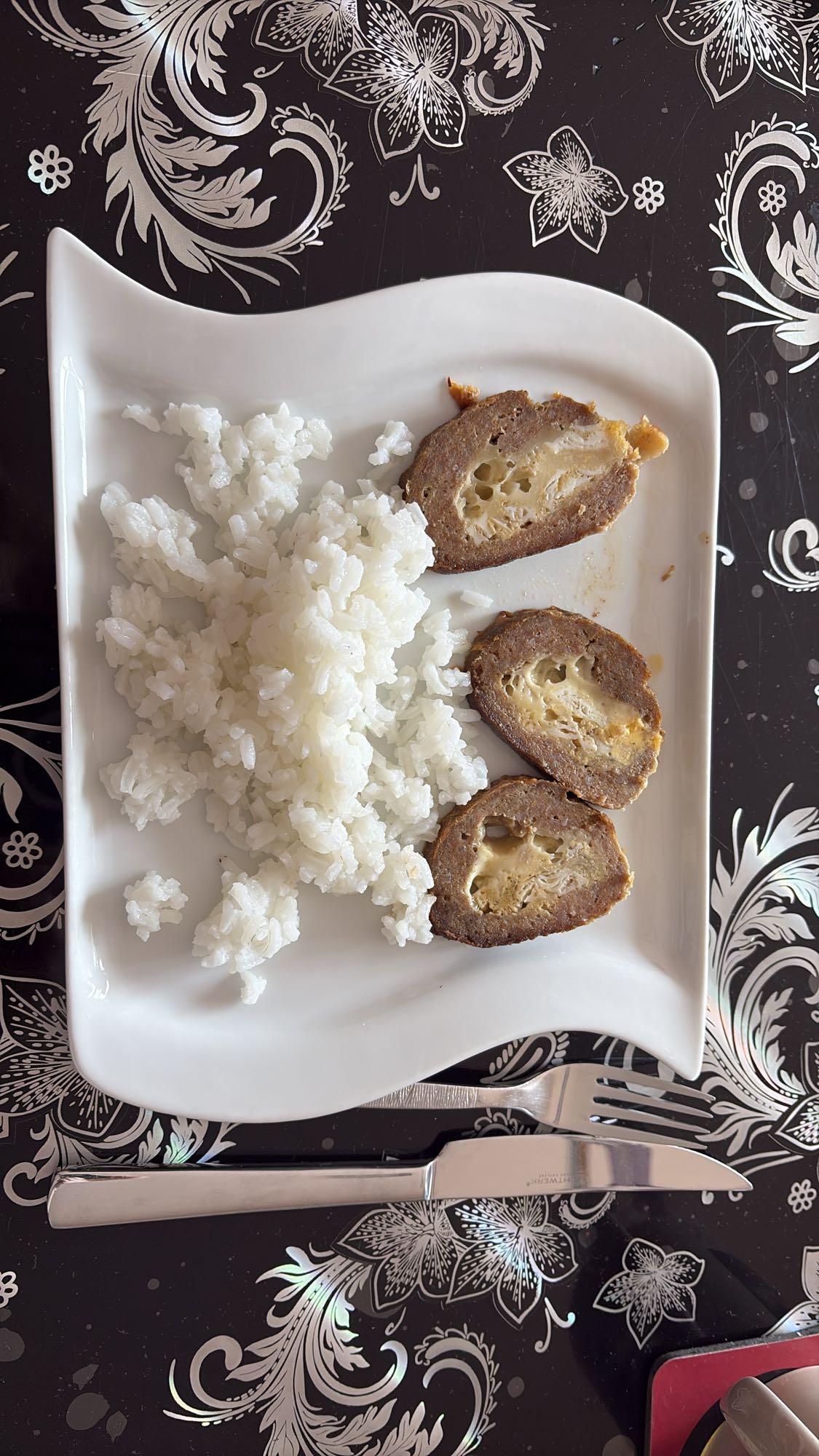 Töltött fasírt rizzsel