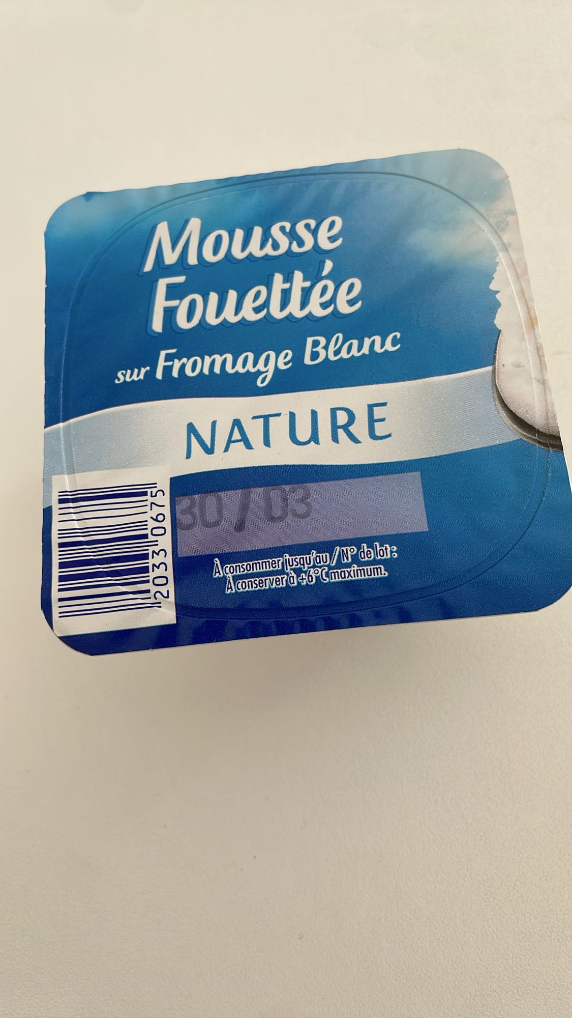 Mousse Fouettée Nature