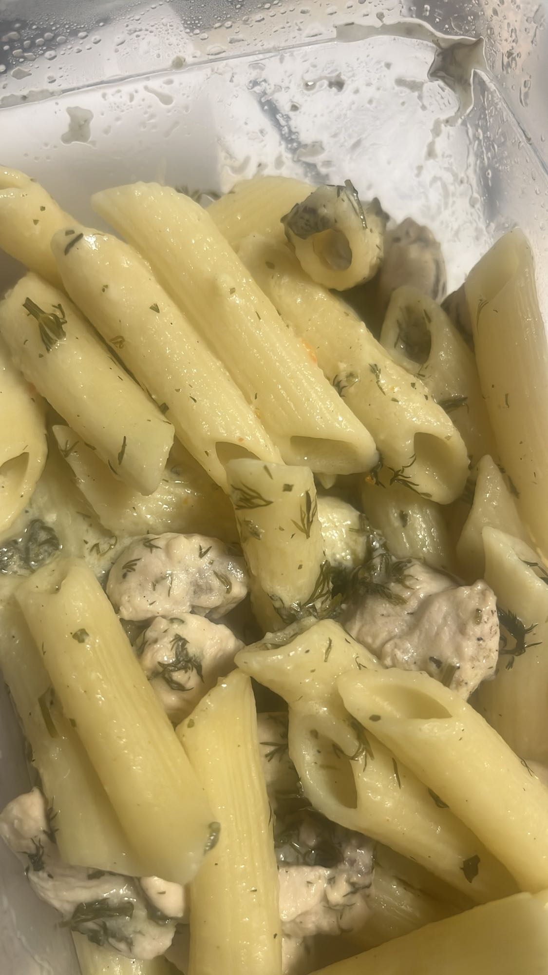 Makaron z kurczakiem