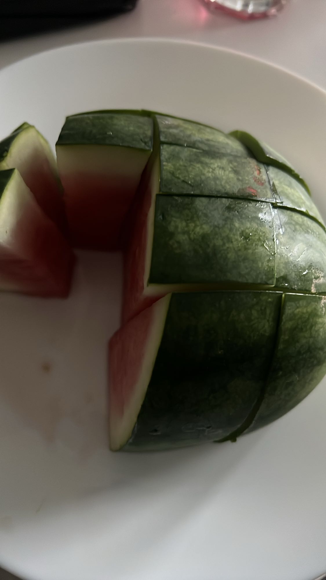 Skuren vattenmelon