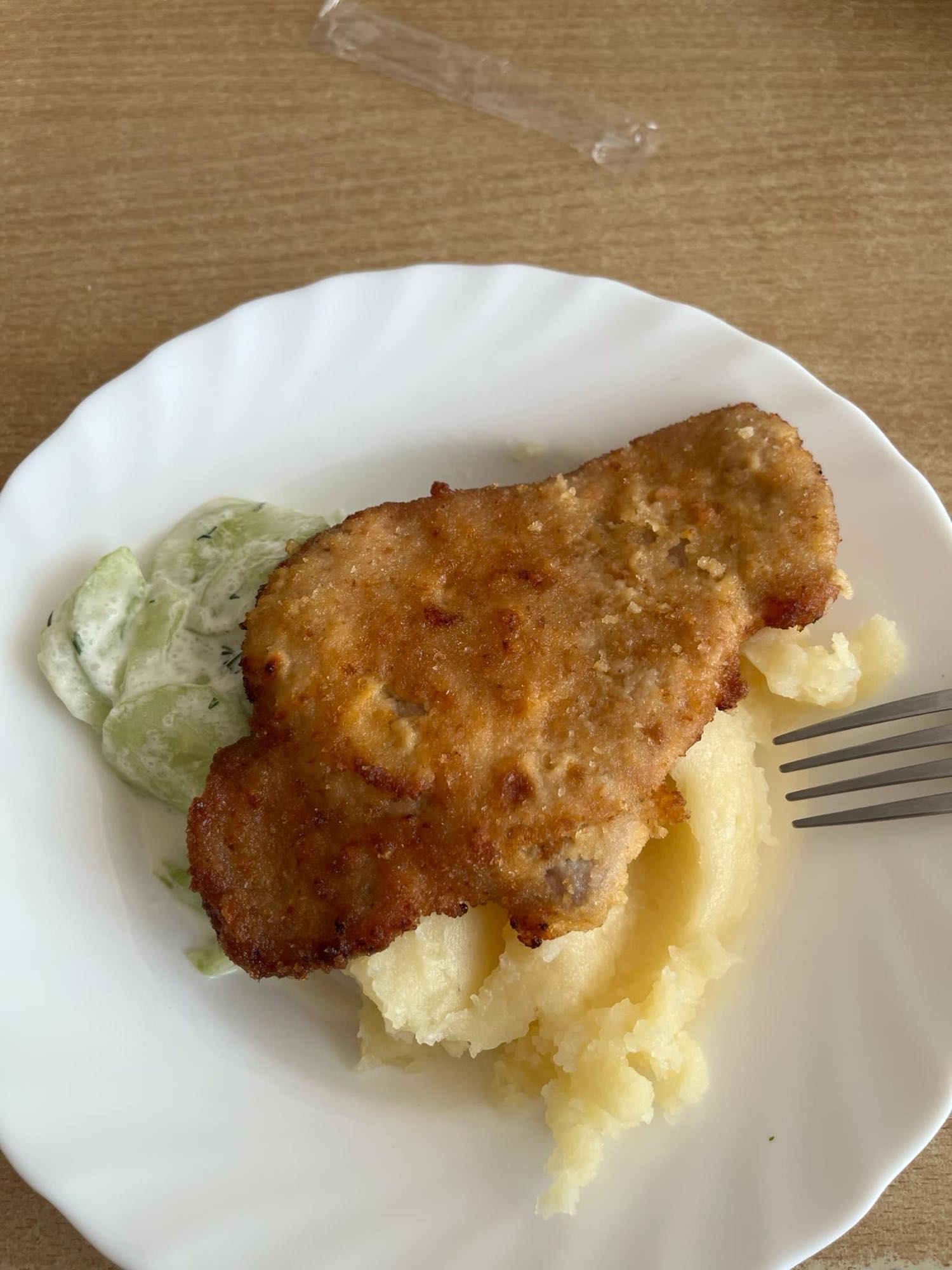 Kotlet schabowy z puree