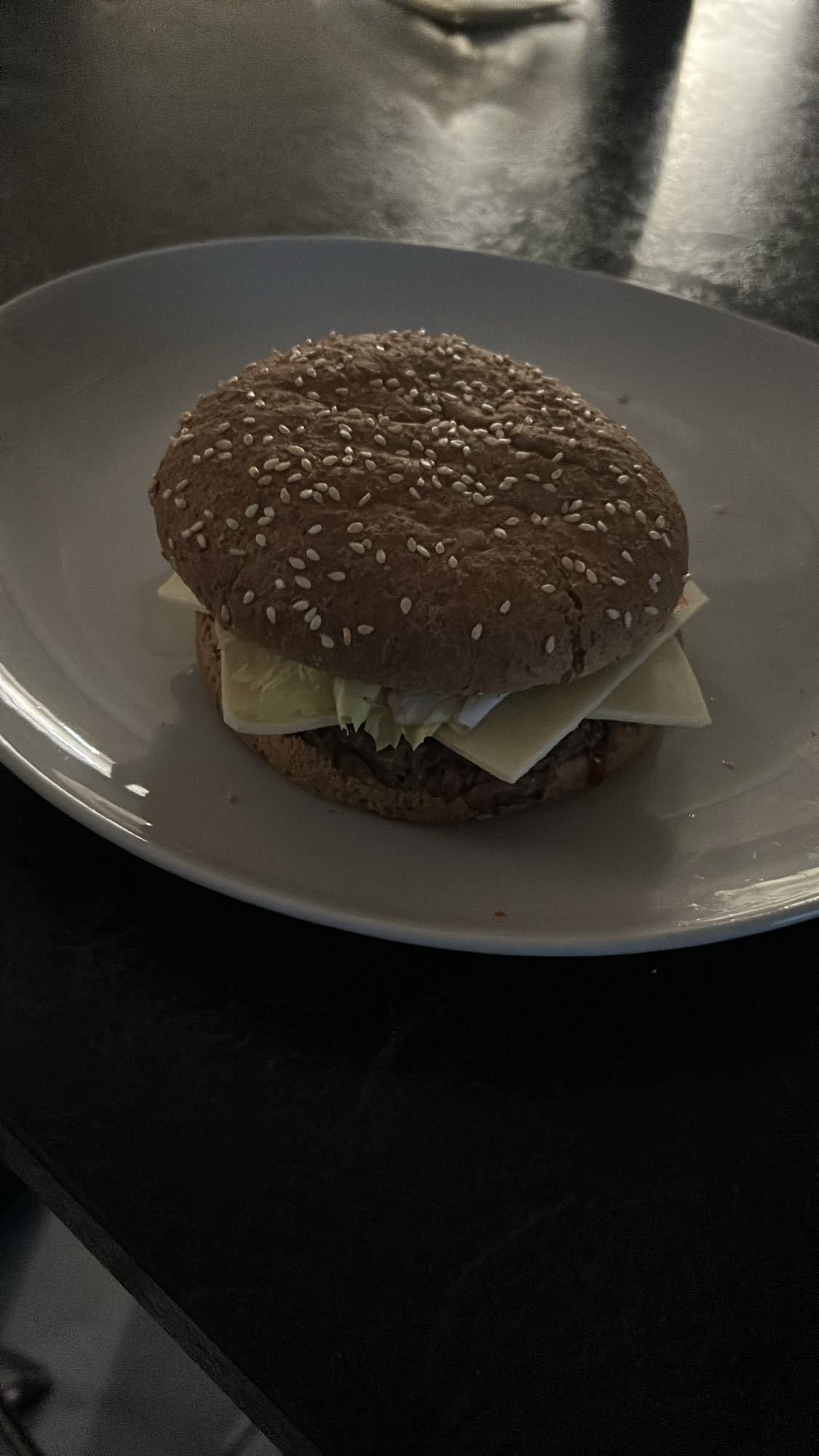 Burger au pain complet