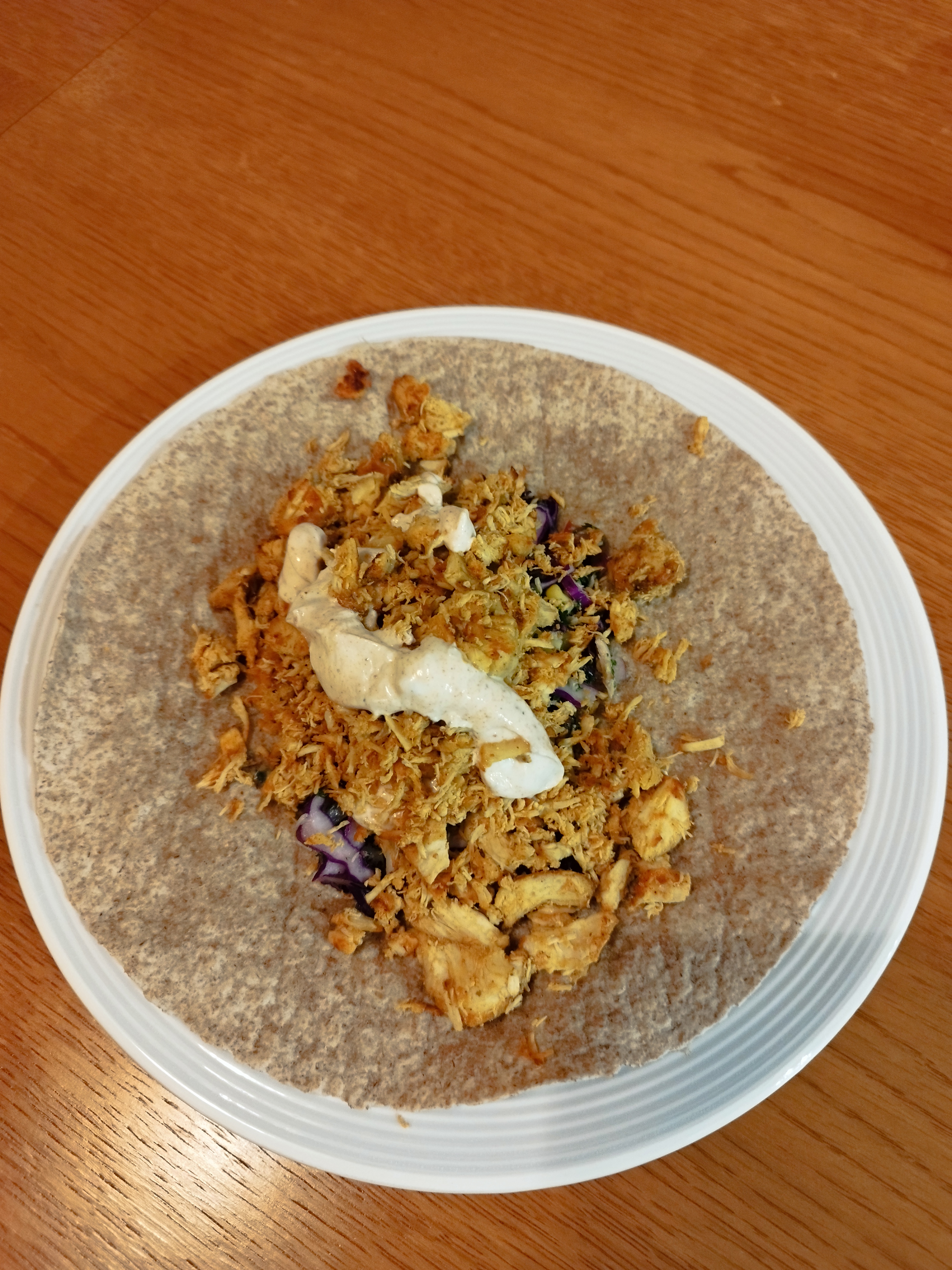 Wrap au poulet épicé