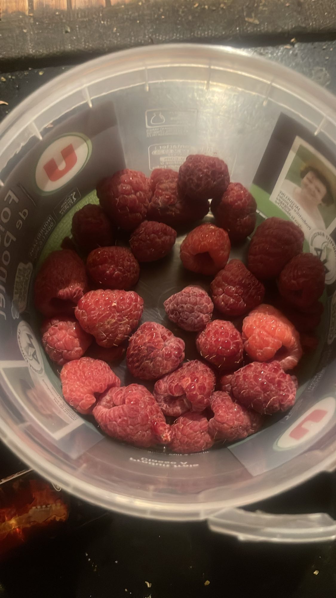 Framboises fraîches