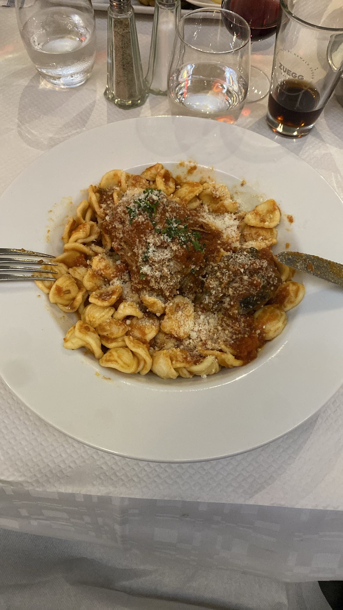 Orecchiette à la sauce tomate