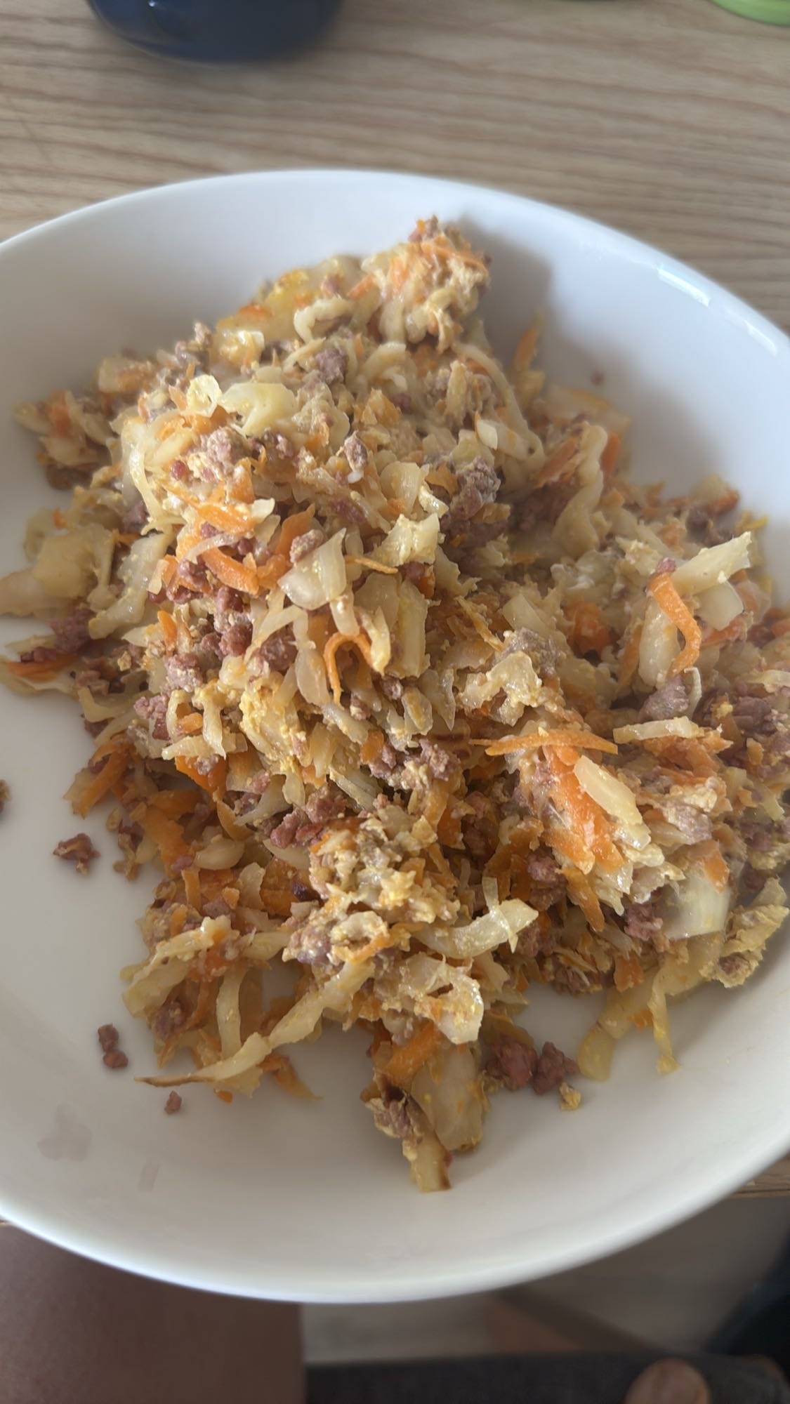 Тушеная капуста с мясом