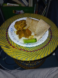 Chicken Curry with Roti