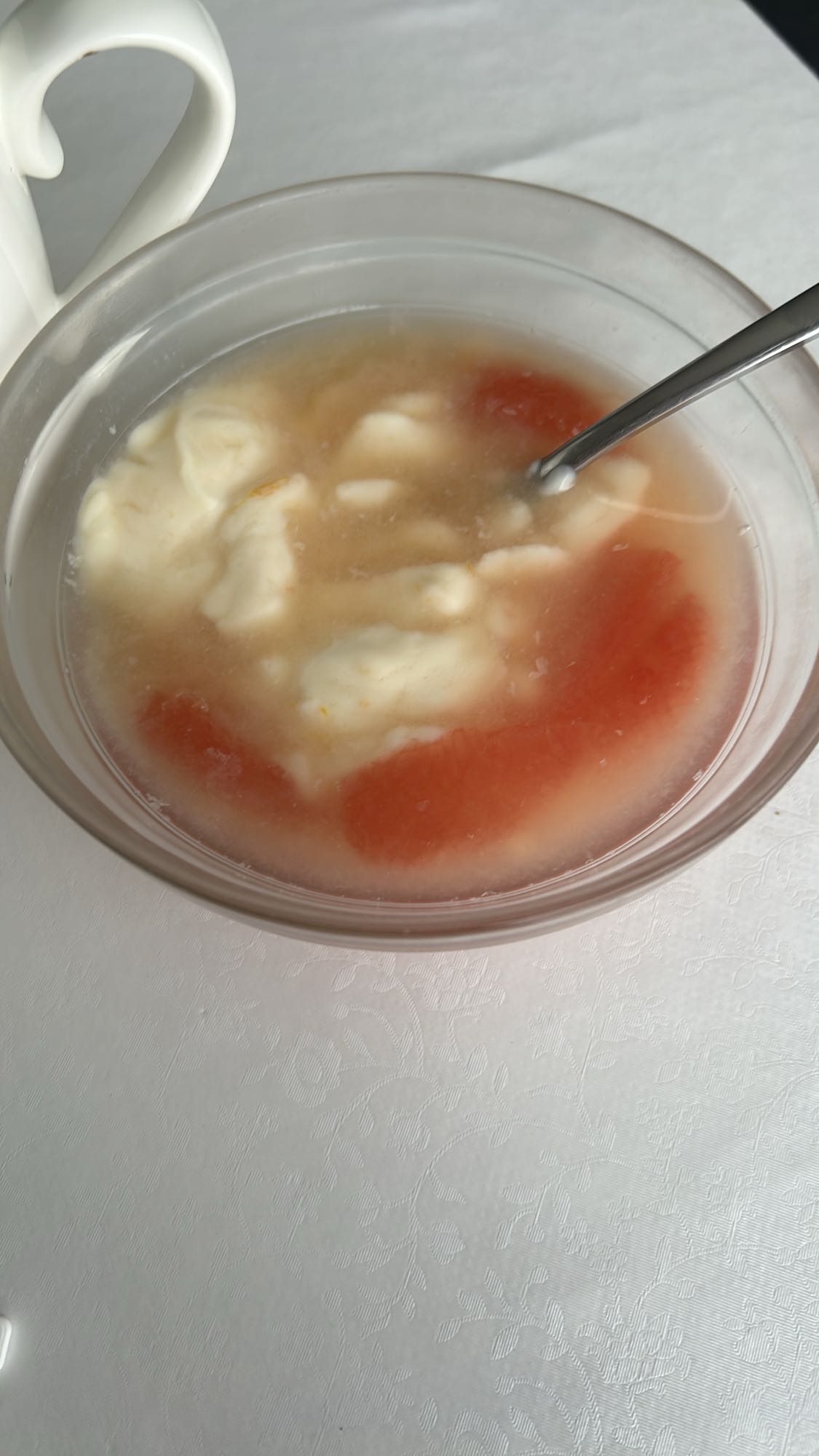 Soupe au pamplemousse