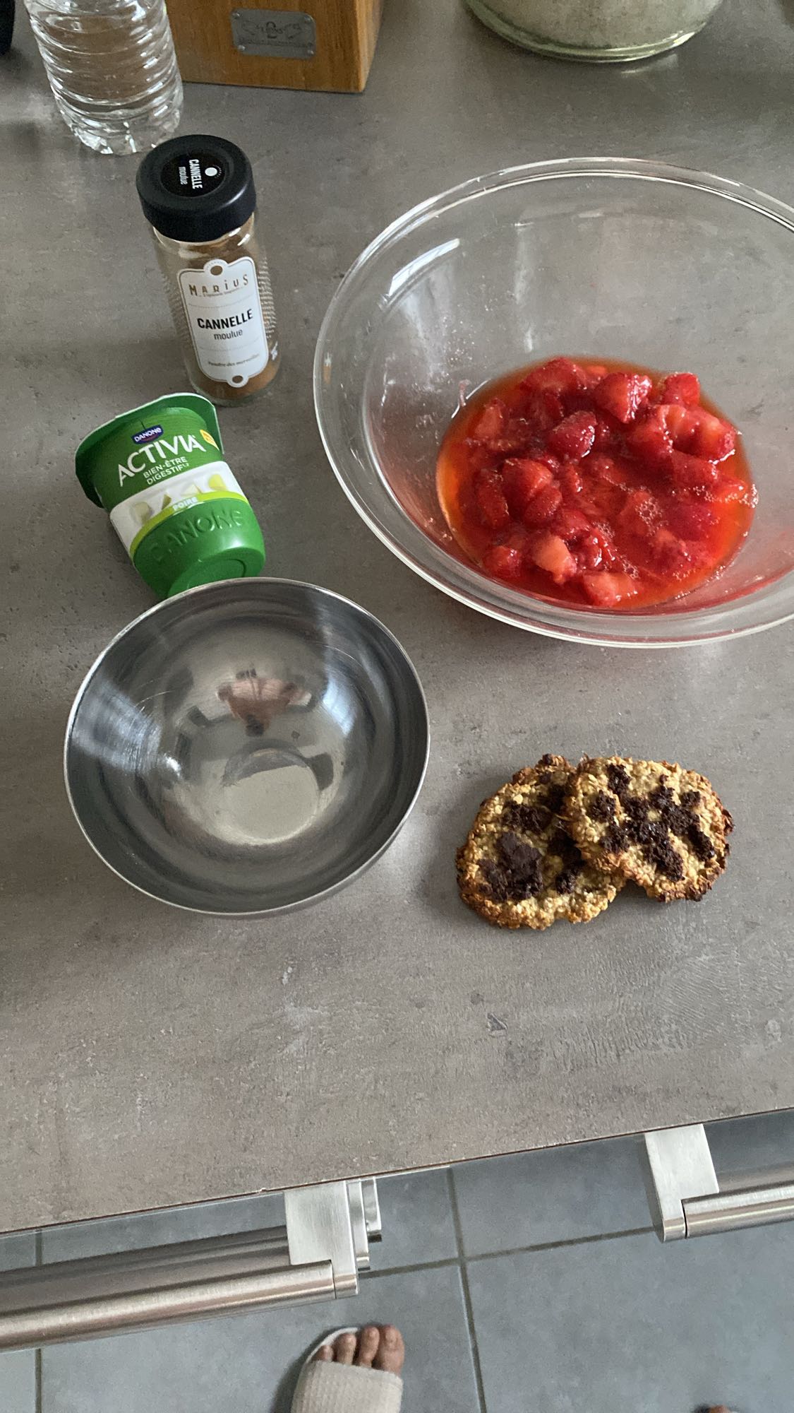 Collation aux fraises