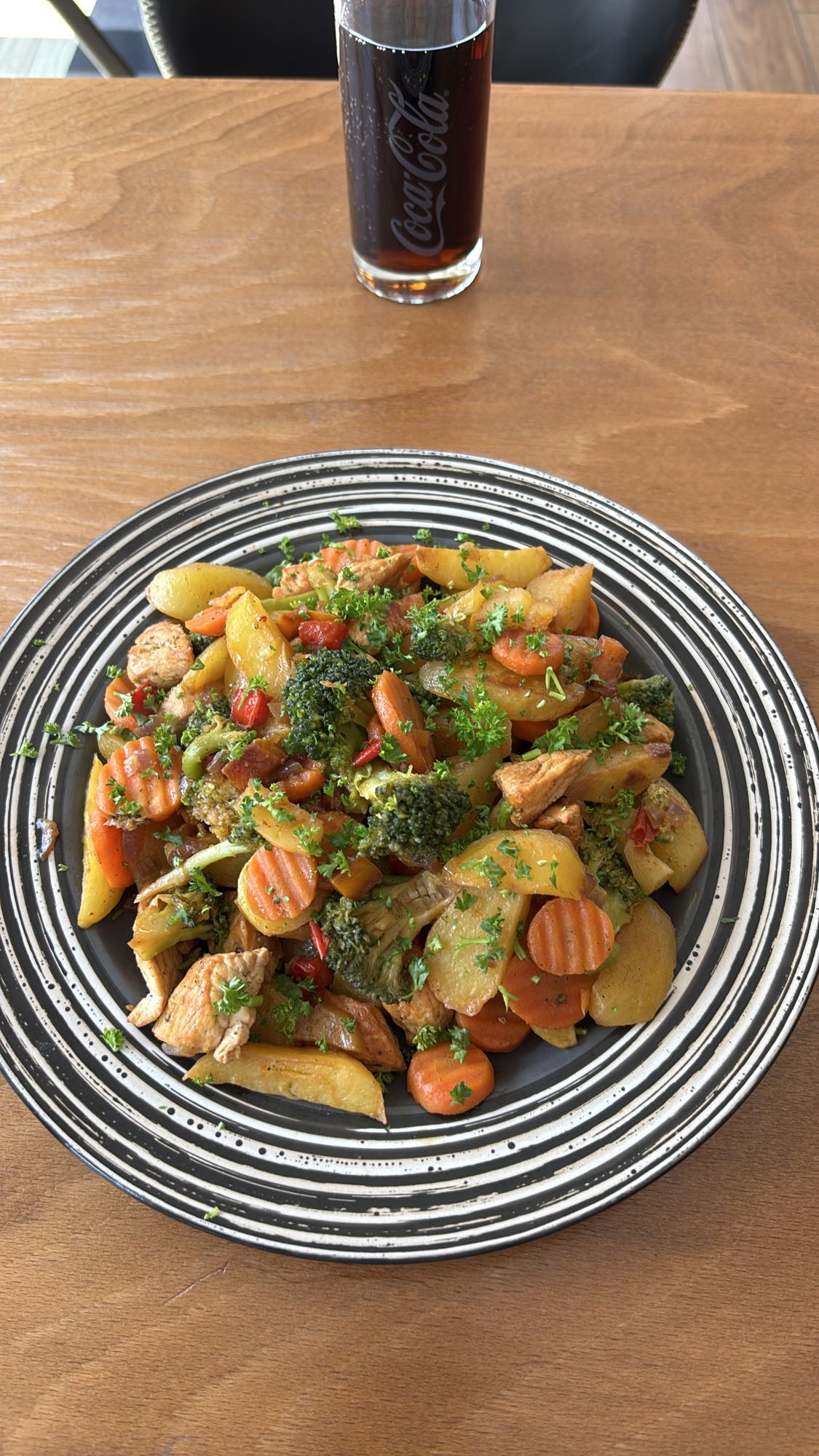 Hähnchen-Gemüsepfanne