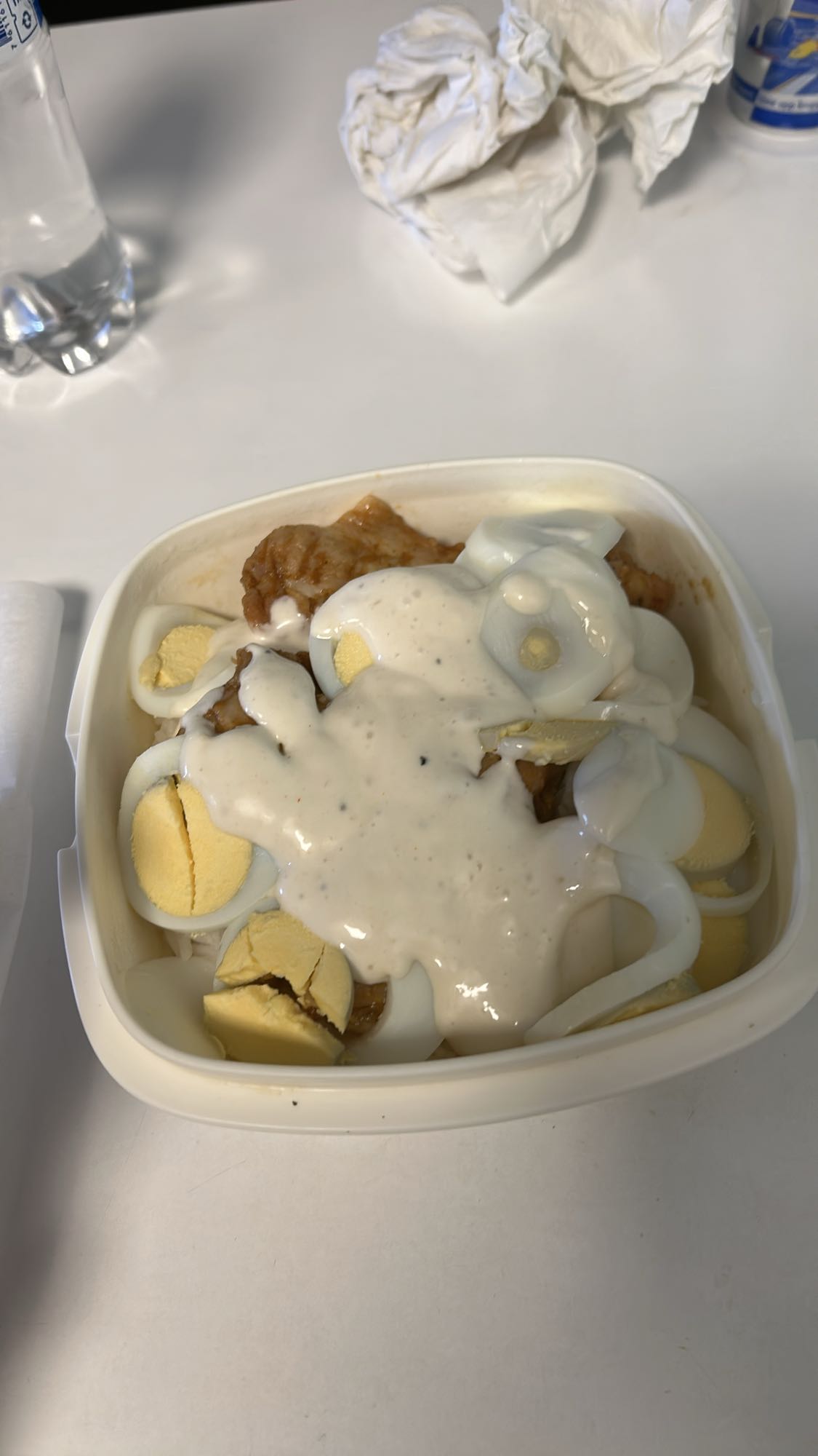 Kycklingsallad med ägg