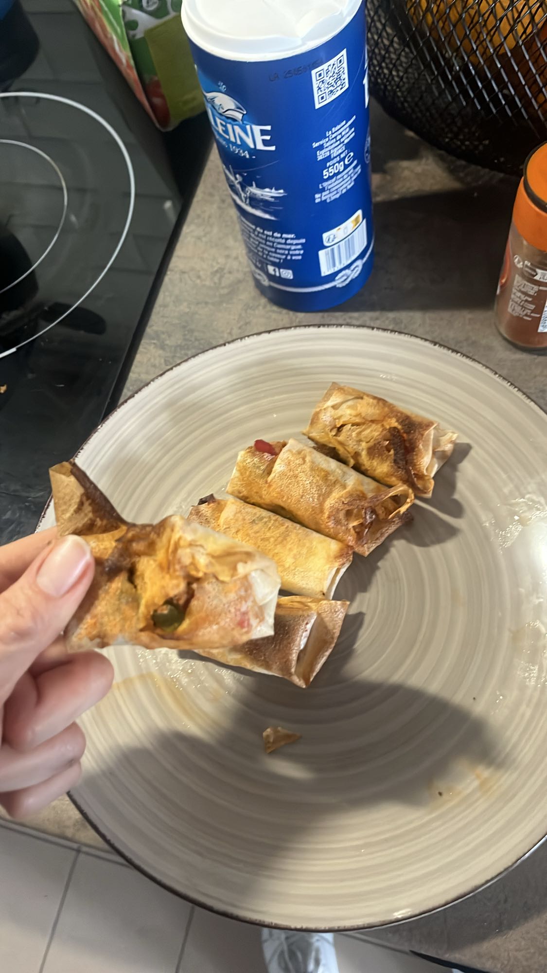 Rouleaux croustillants