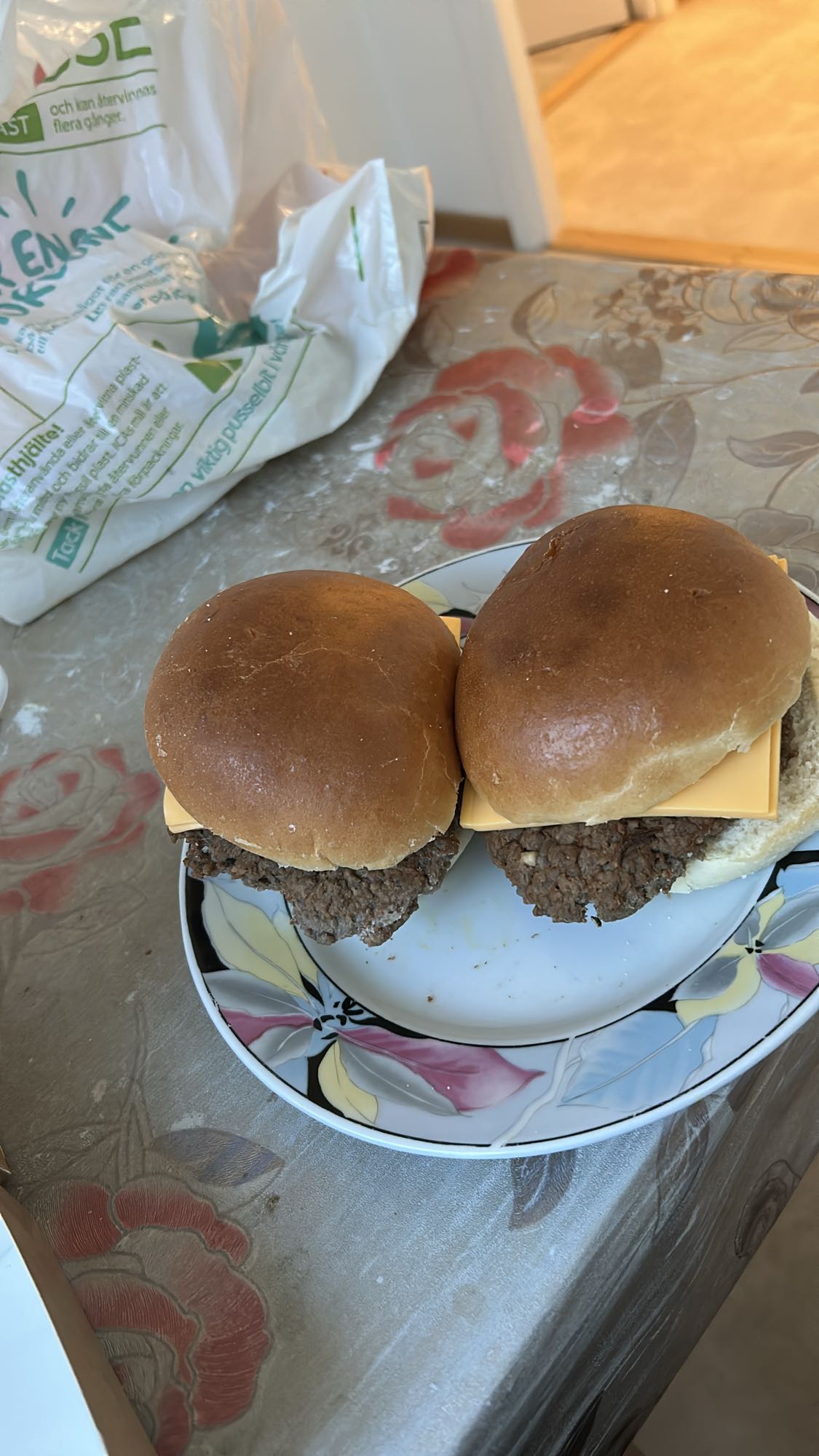 Hemmagjorda hamburgare