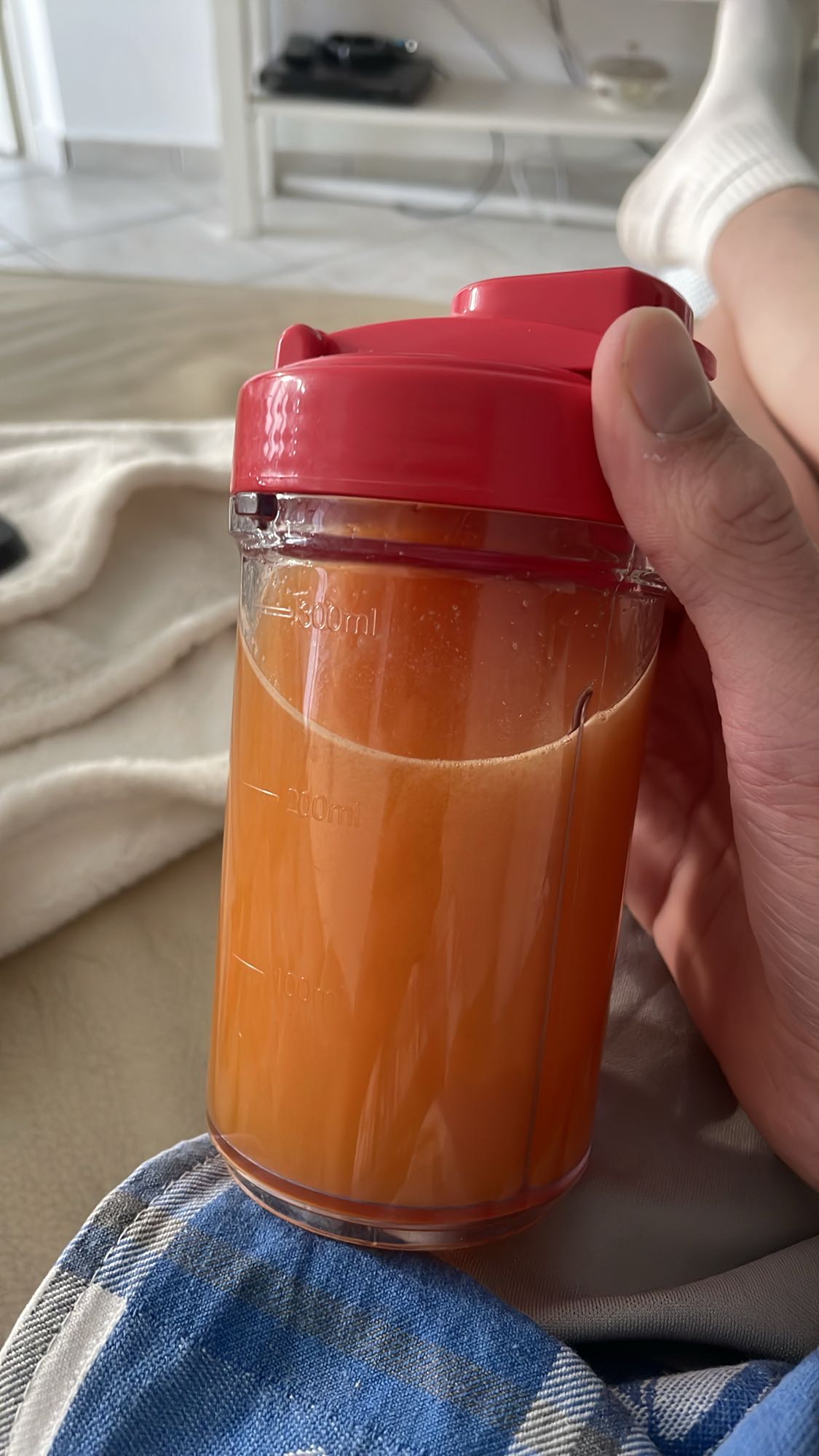 Frischer Karottensaft