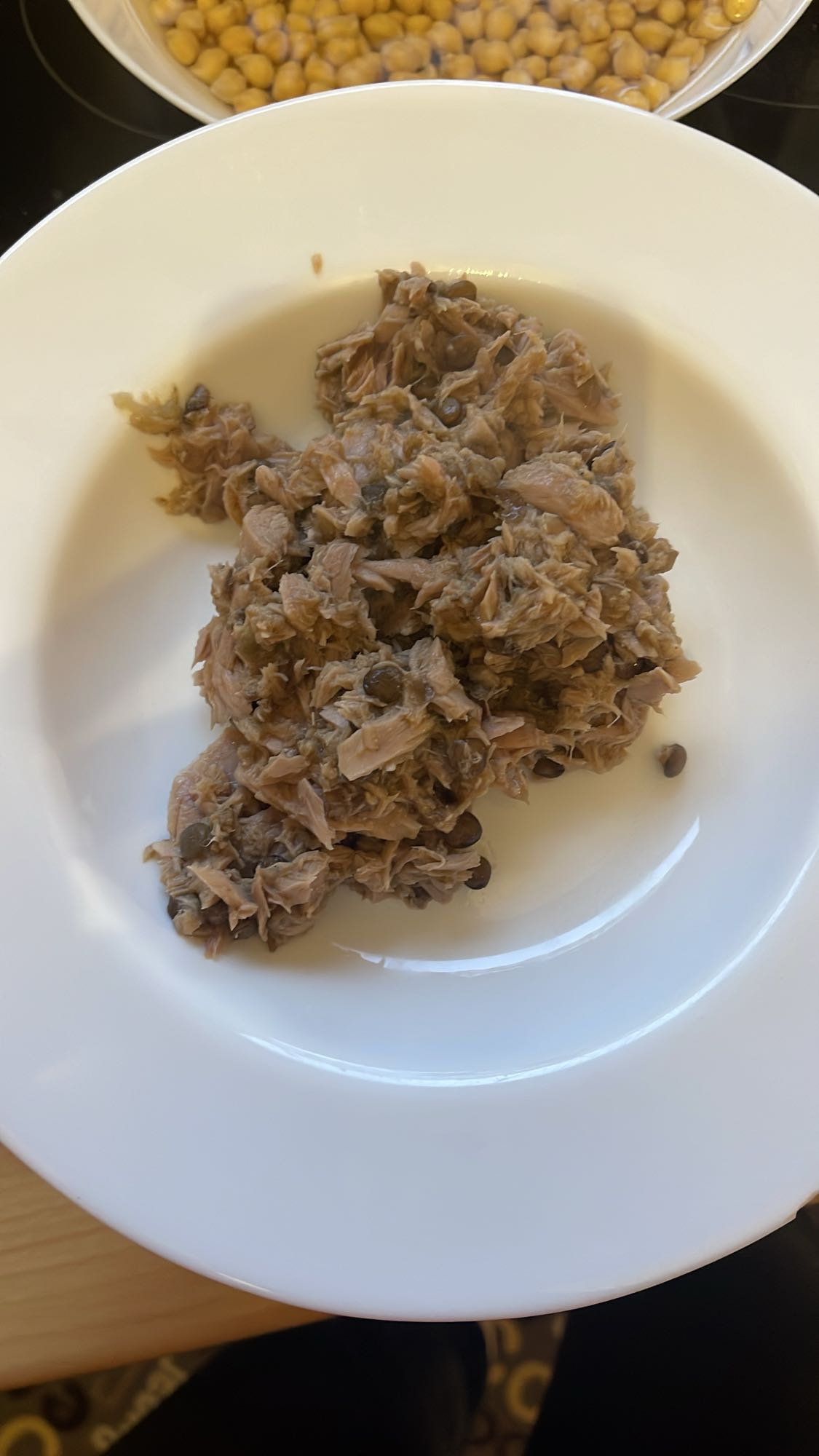 Thunfisch mit Linsen