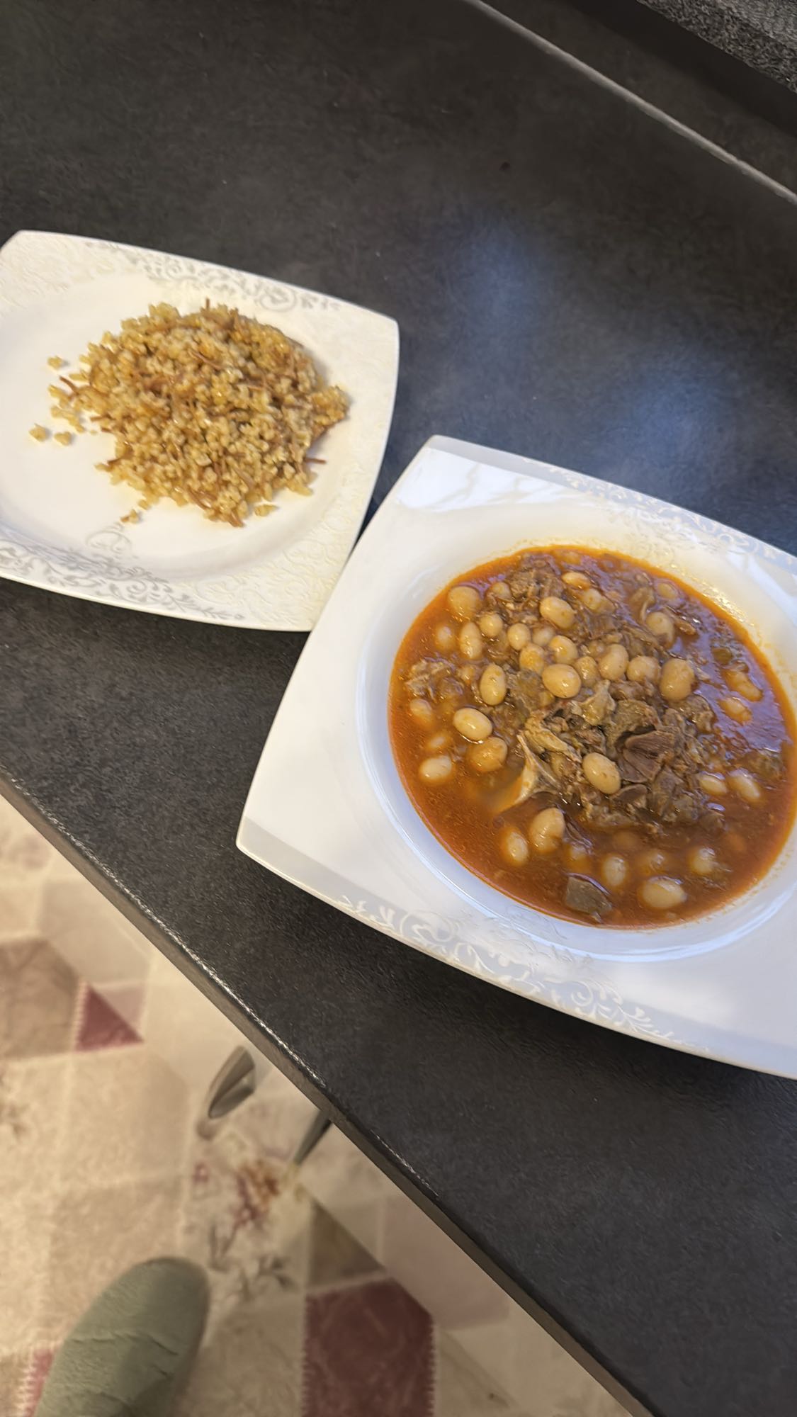 Bohneneintopf mit Bulgur