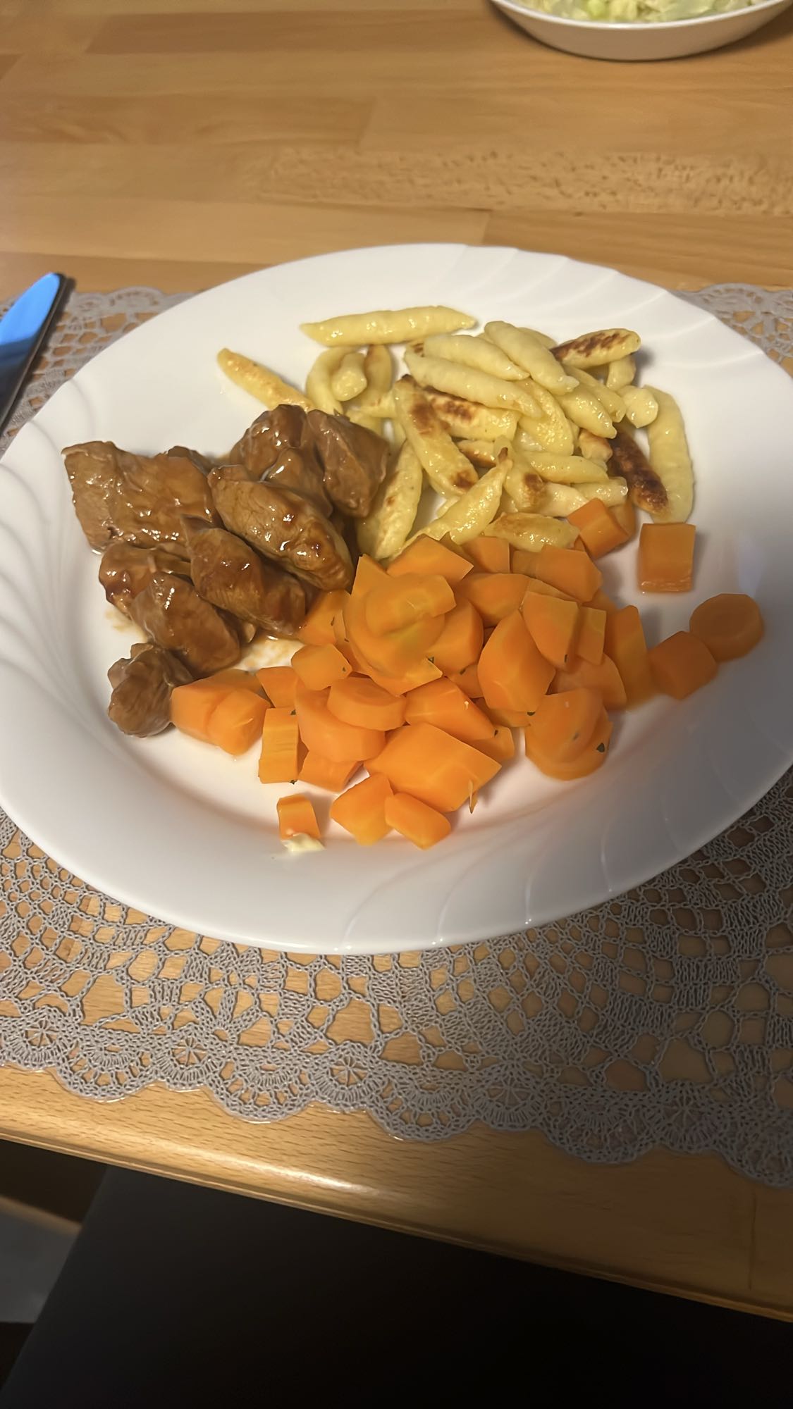 Rindergulasch mit Spätzle