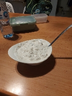 Yogurt with Cucumbers