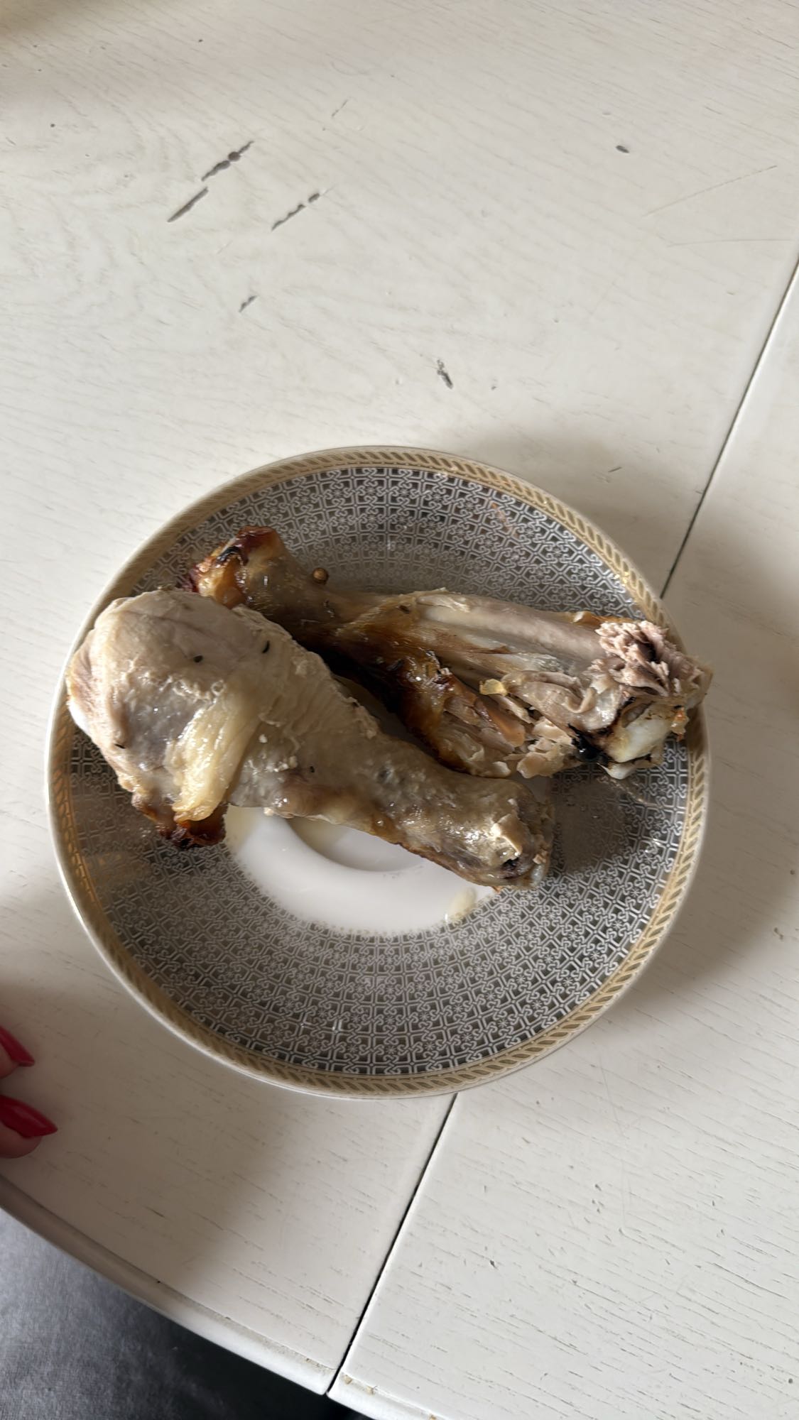 Запечённые куриные голени