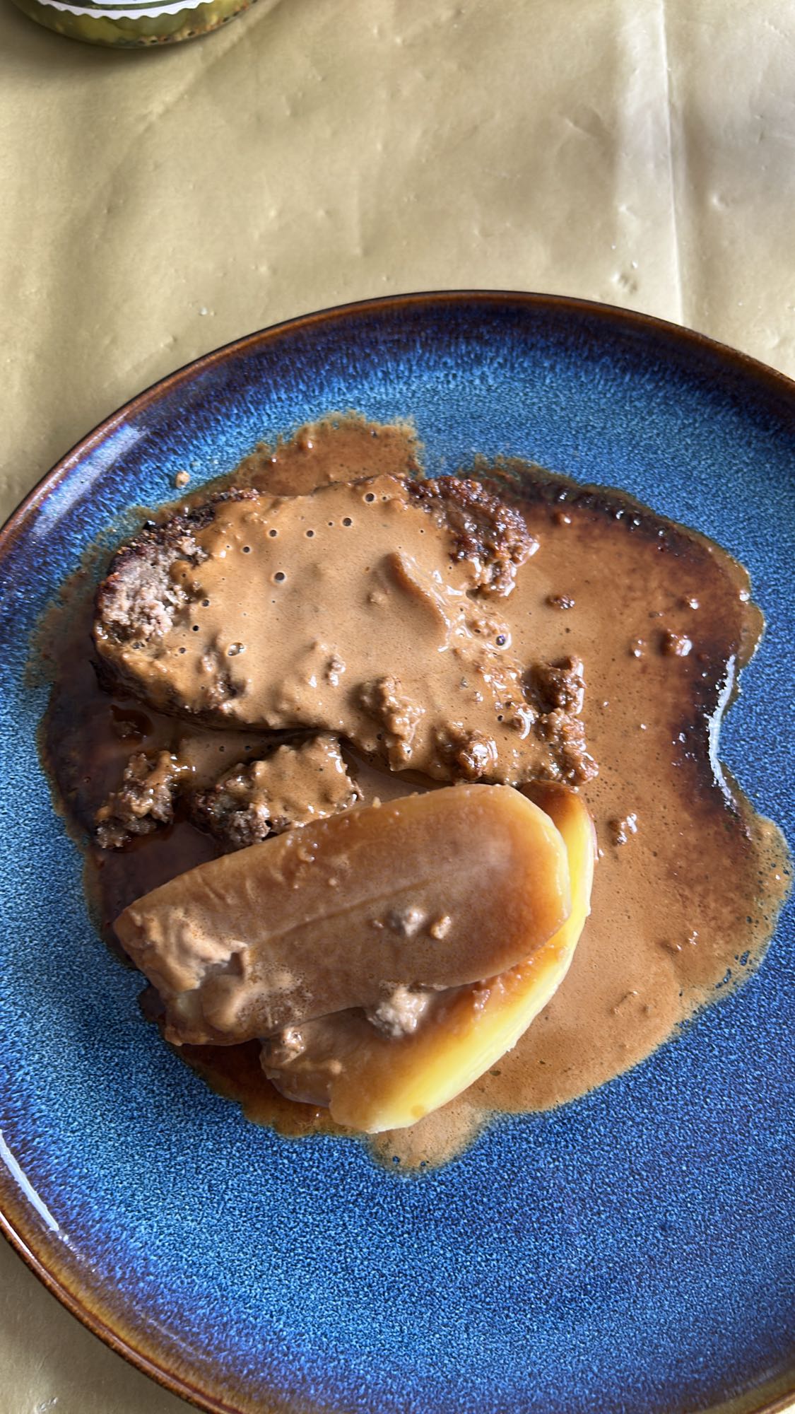 Köttfärslimpa med sås