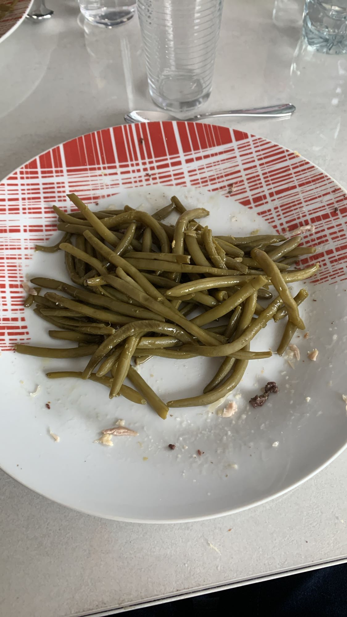 Haricots verts assaisonnés