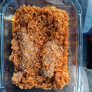 Riz Jollof avec poulet