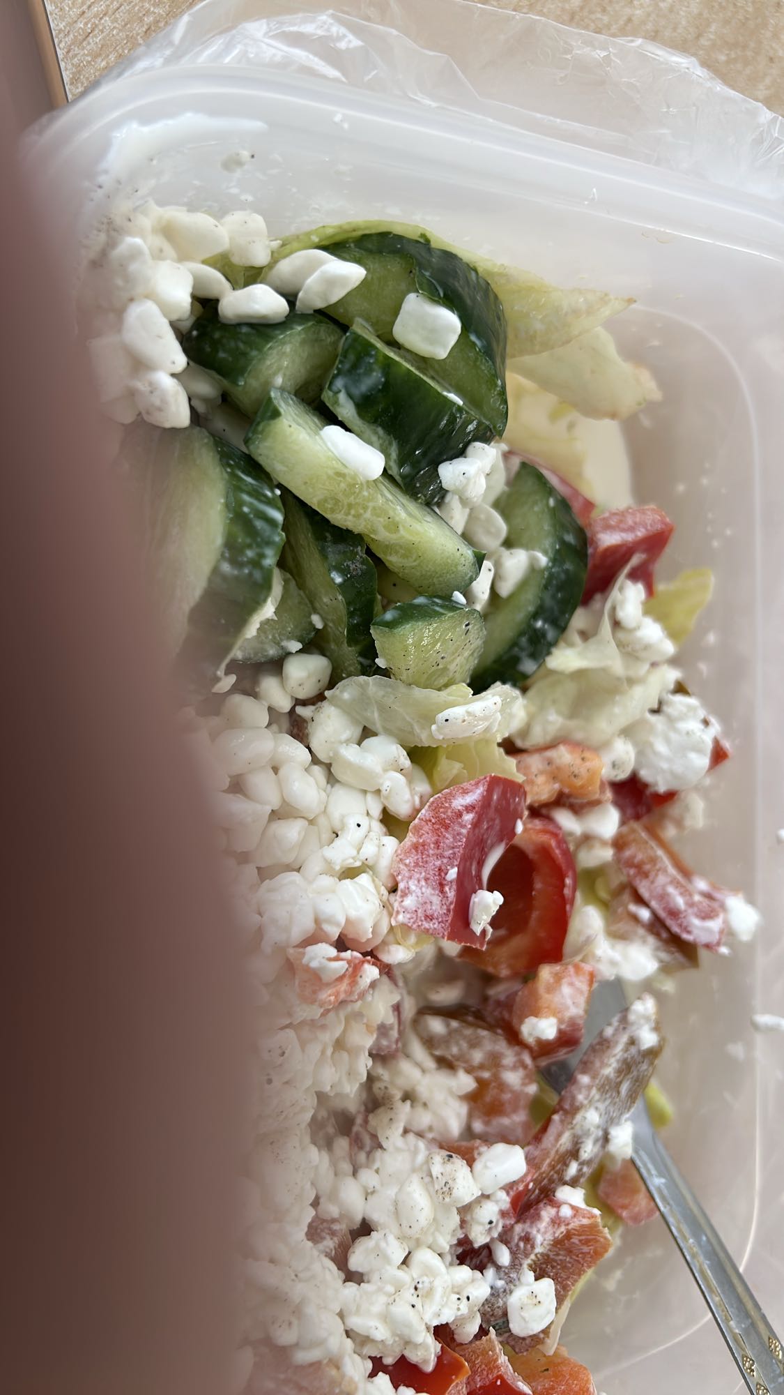 Sałatka z twarogiem