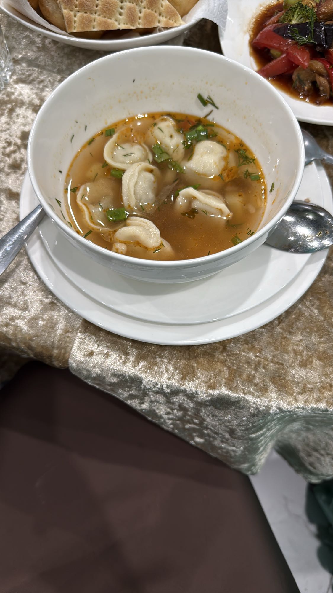 Суп с пельменями