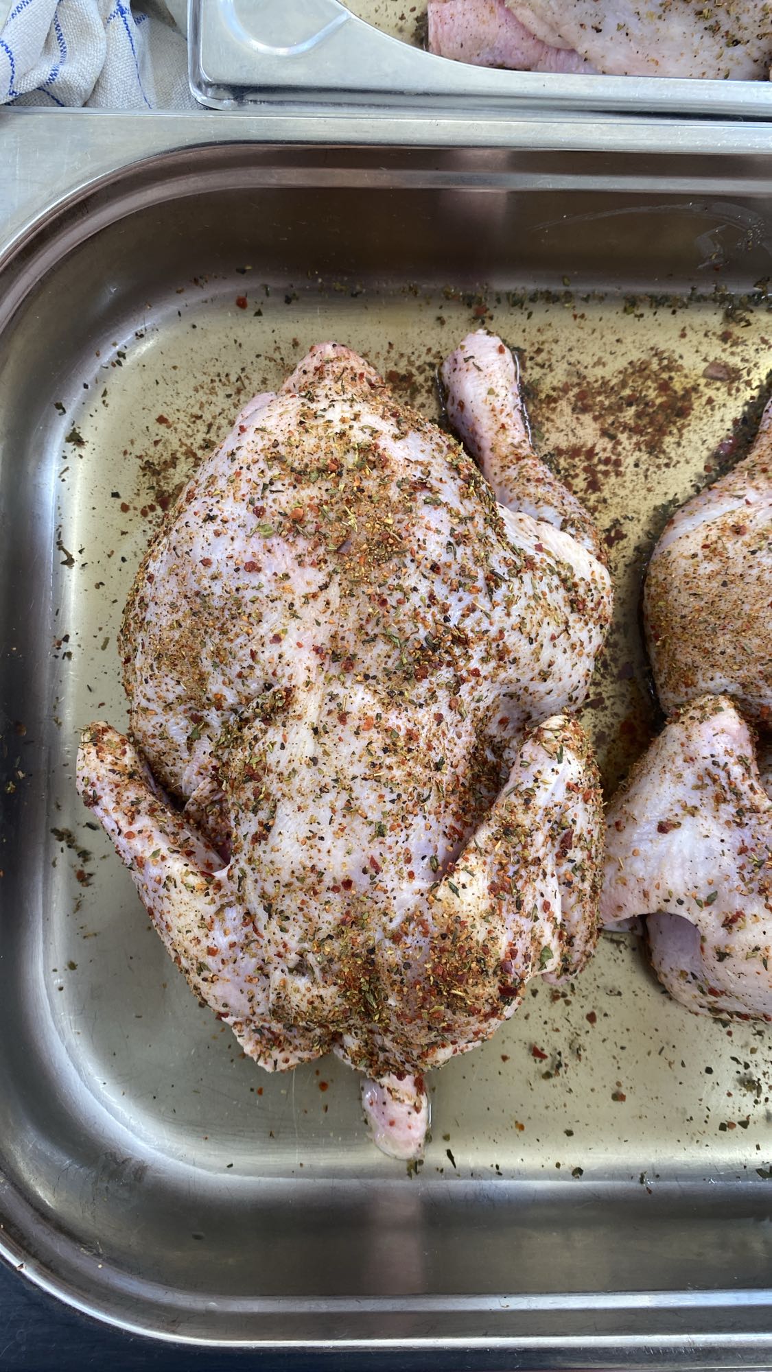 Gewürztes Brathähnchen